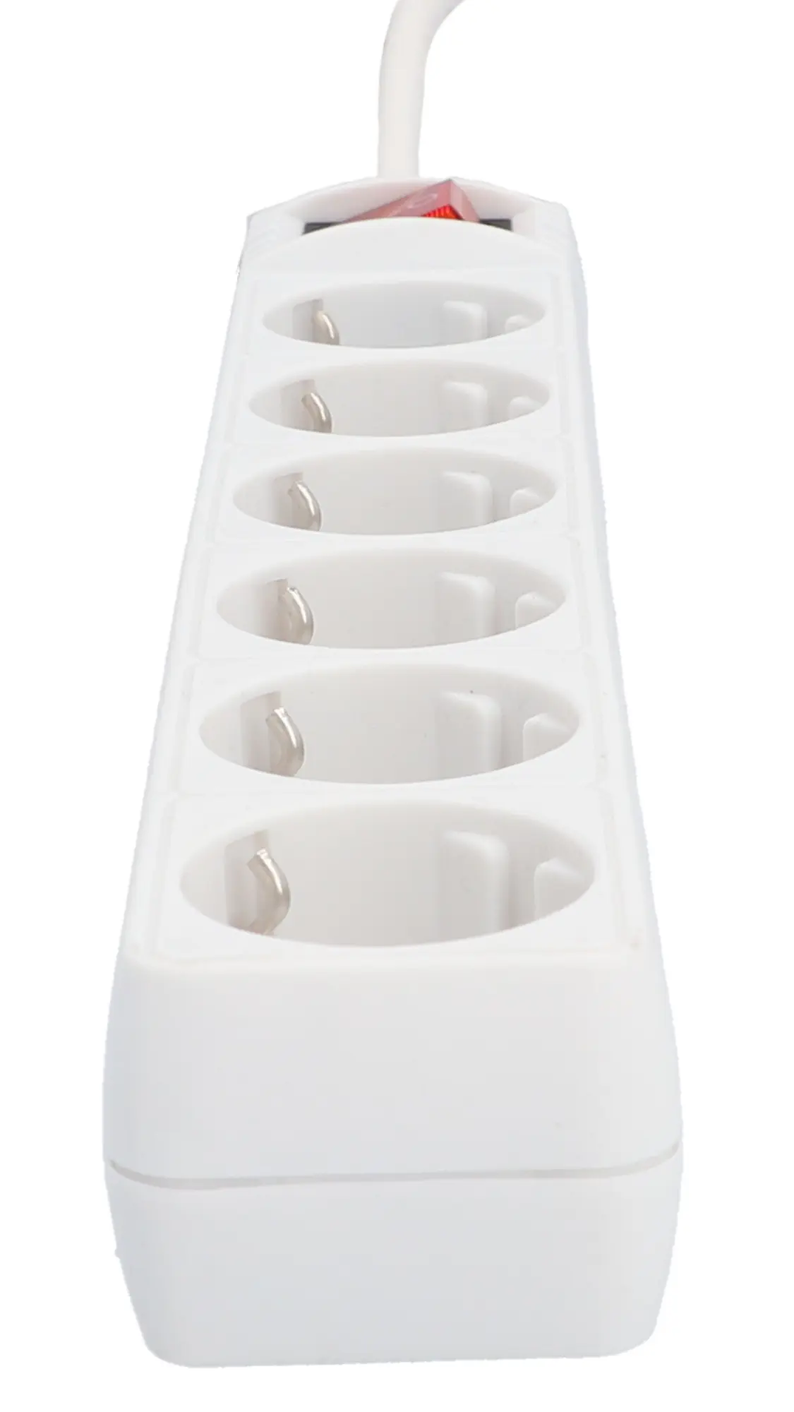 Unitec Tischsteckdose 6-fach mit Schalter 2 m