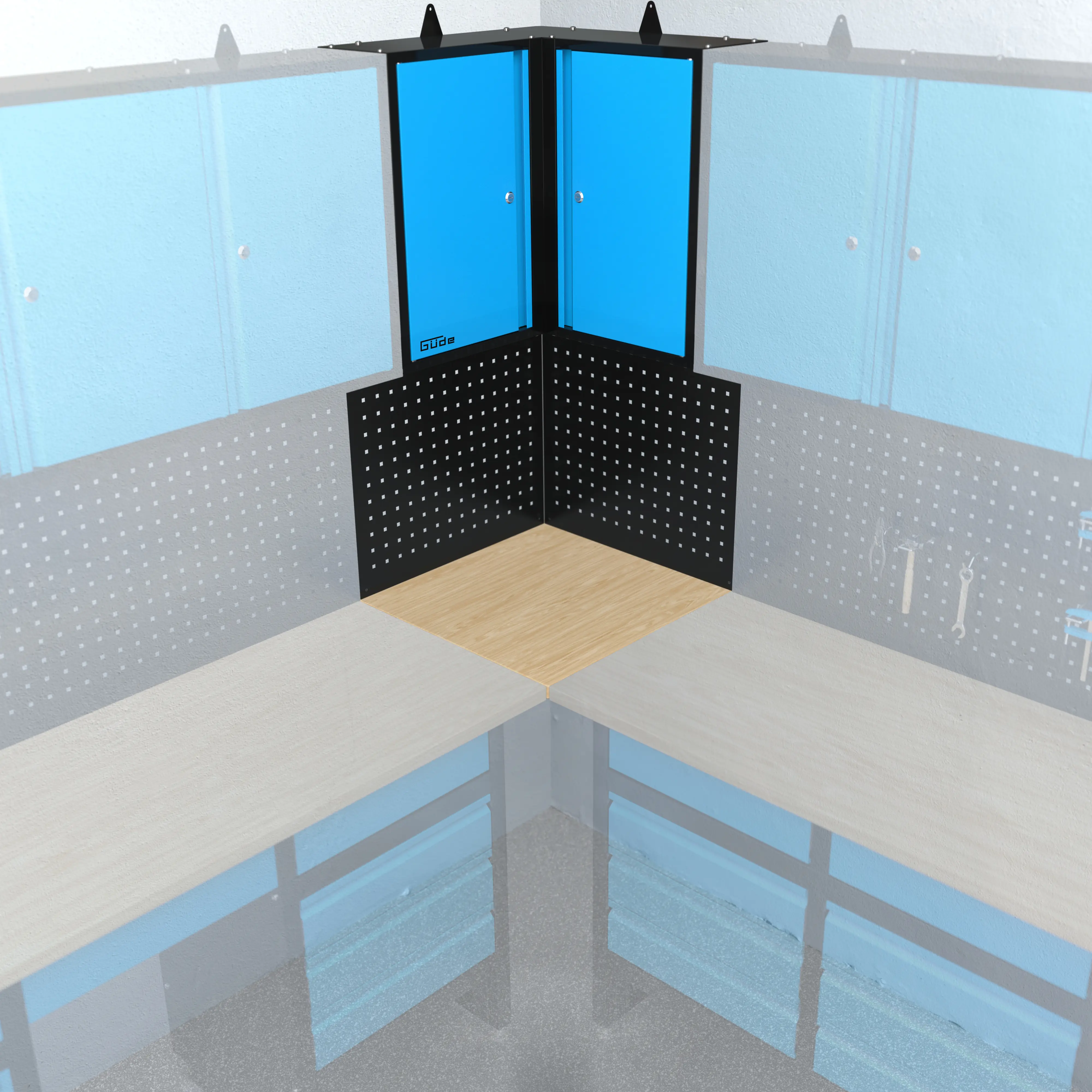 Güde Ecklösung Komplettset 3-teilig