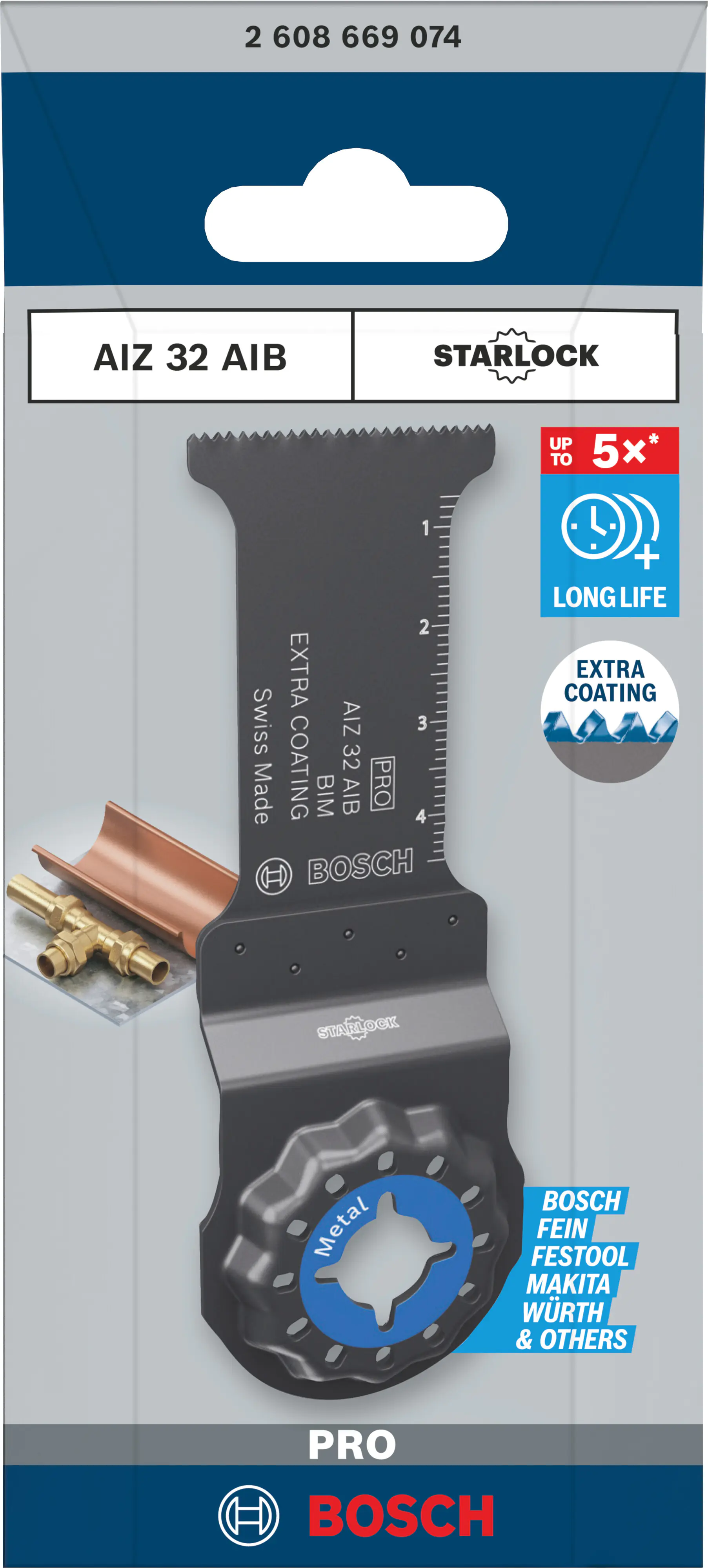 Bosch PRO AIZ 32 AIB Tauchsägeblatt für Multifunktionswerkzeuge 32 x 50 mm Bosch PRO AIZ 32 AIB Tauchsägeblatt für Multifunktionswerkzeuge 32 x 50 mm