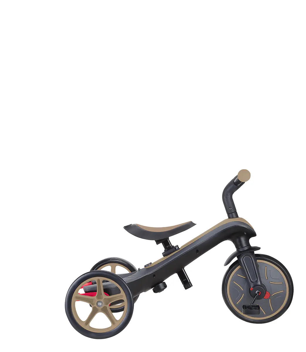 Globber Dreirad für Kinder Explorer Trike 4-in-1 schwarz/sand