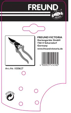 Freund Victoria Rebenschere 22 cm lang