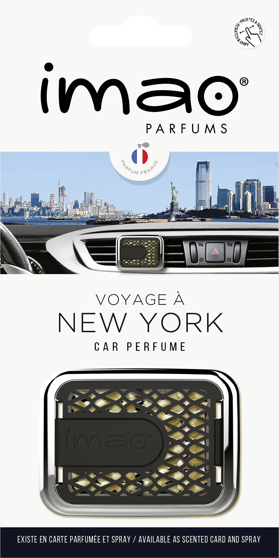 airflair Lufterfrischer Clip Imao Diffuser Voyage à New York