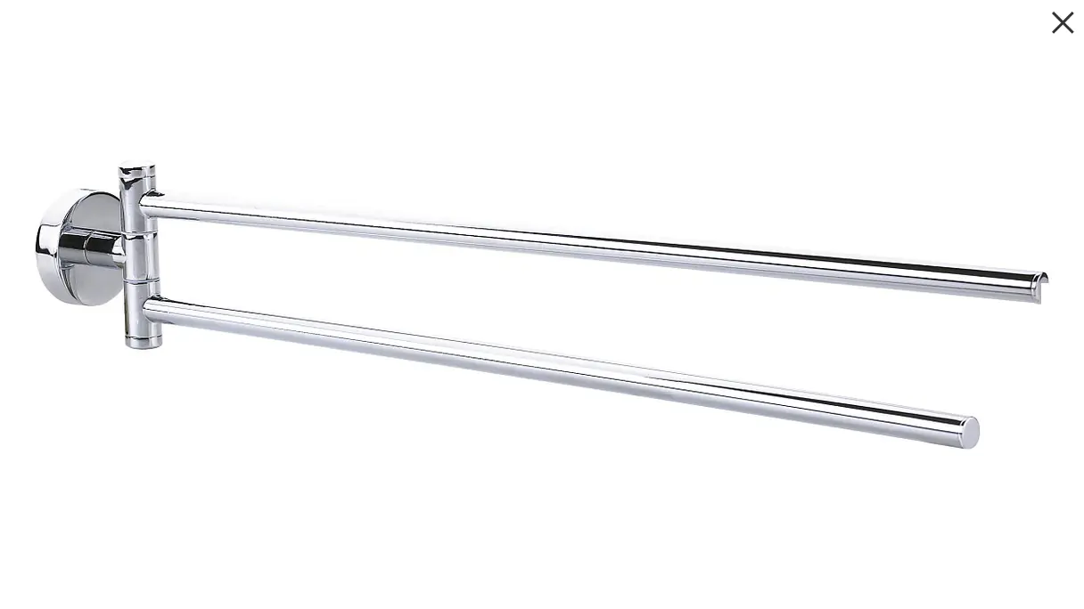 tesa Handtuchhalter Ekkro chrom Metall 2-armig