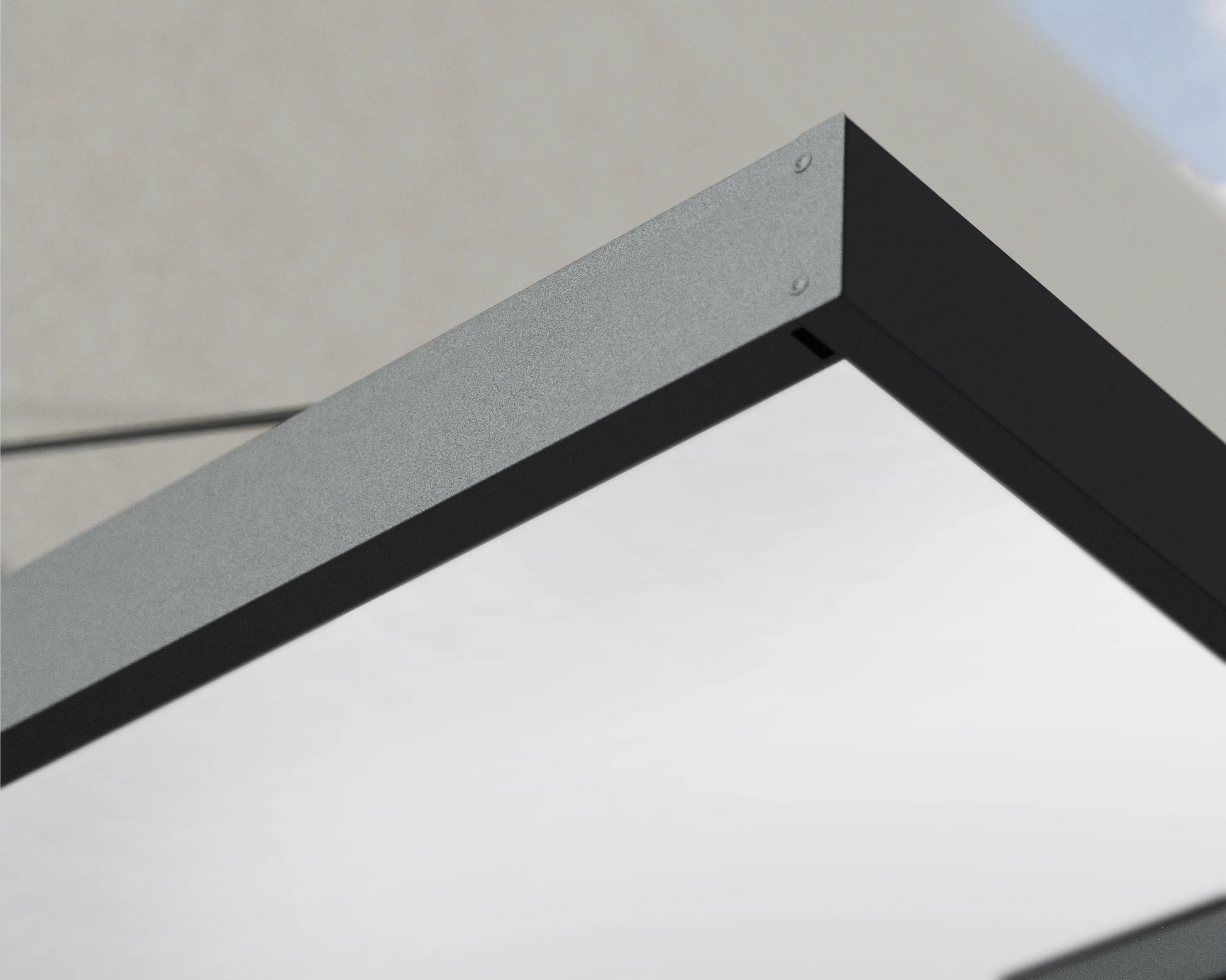 Canopia Vordach Sophia XL 2000 Grau Alu 192 x 140 cm