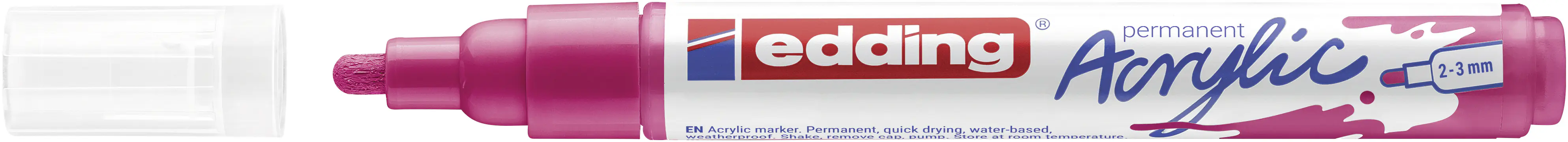 edding 5100 Acrylmarker medium telemagenta 2 - 3 mm