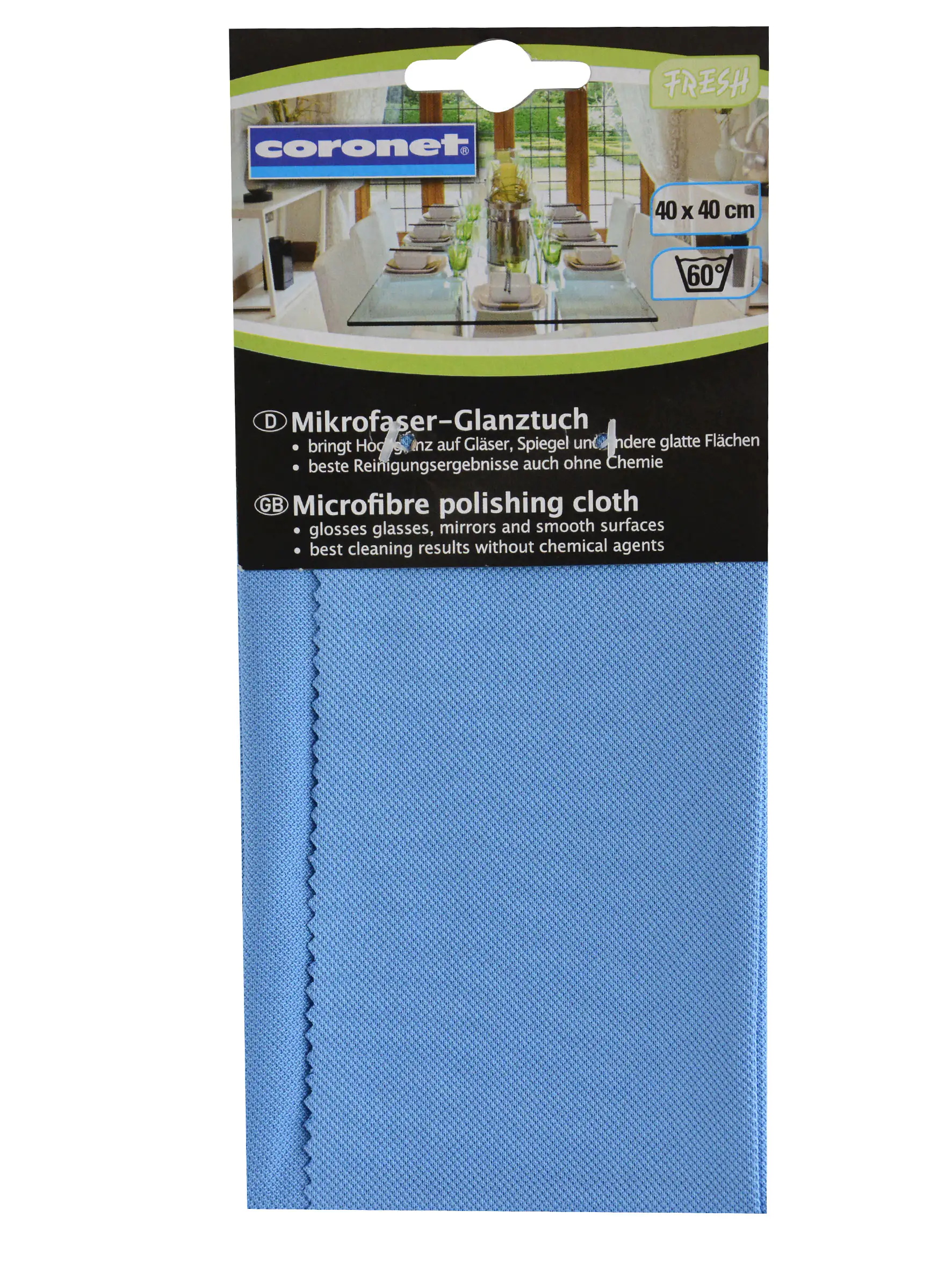 Coronet Microfaser-Glanztuch 30 x 40 cm