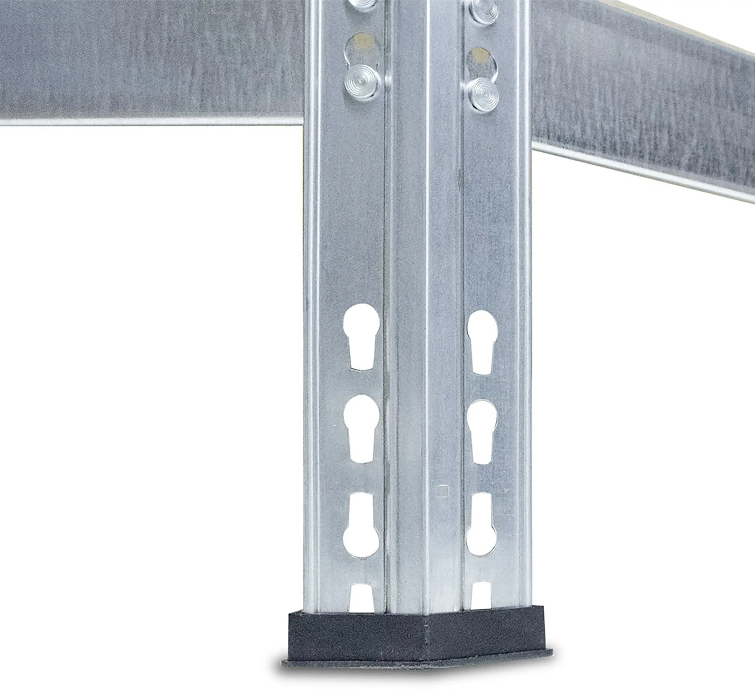 Ar Shelving Eck-Schwerlastregal Rivet Budget verzinkt 180 x 70 cm 4 HDF Böden 700 kg