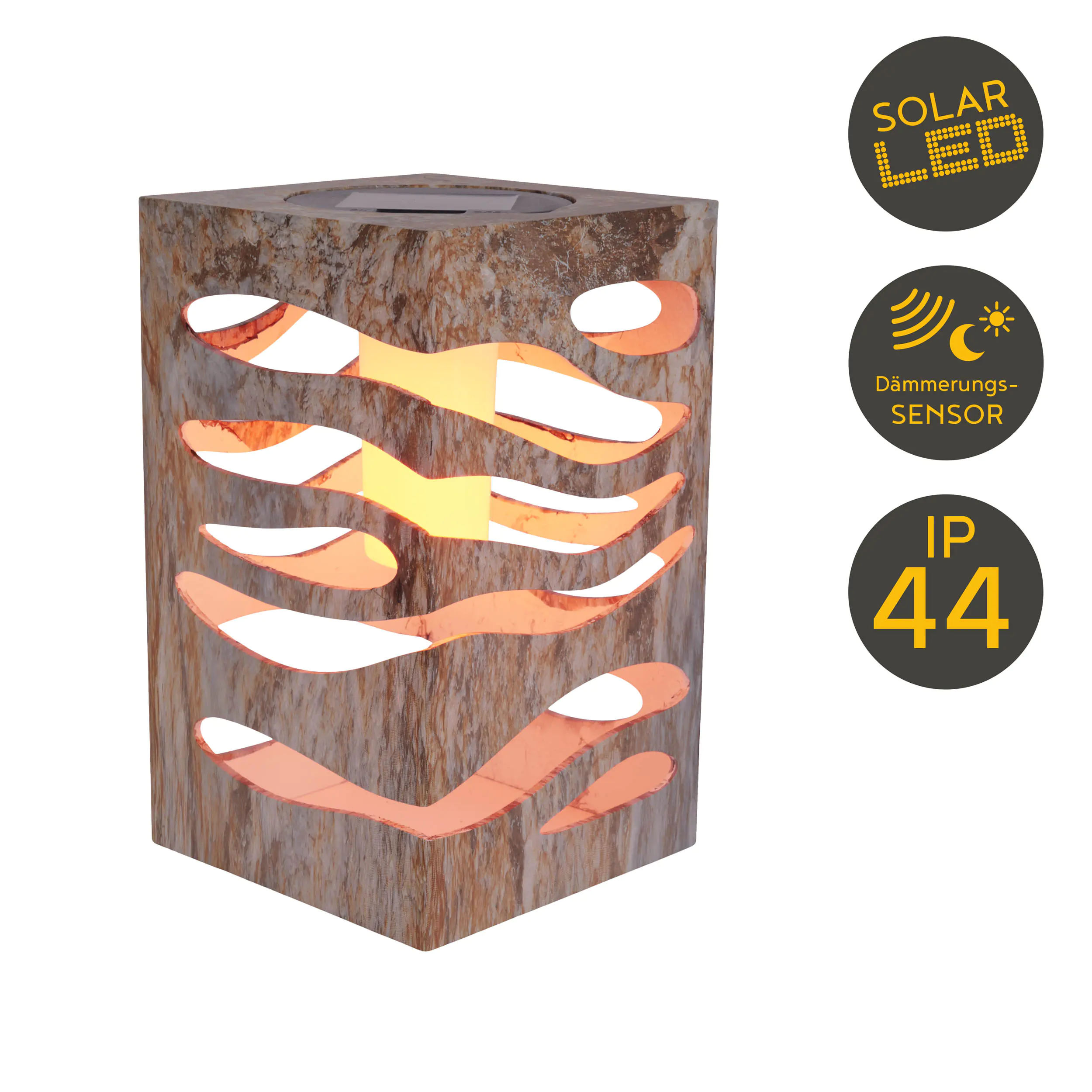 Light & More LED Solarleuchte braun Light & More LED Solarleuchte braun