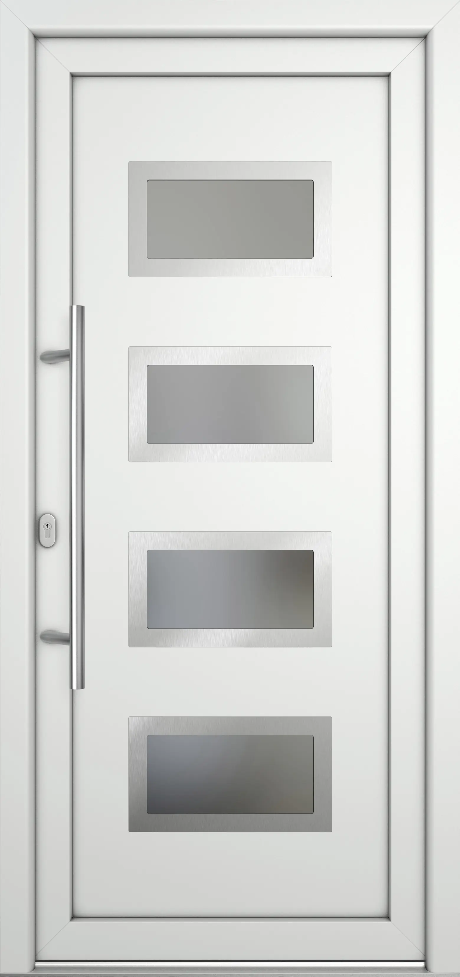 Meeth Haustür Signum Pro PVC Modell 92 108 x 200 cm DIN Links weiß