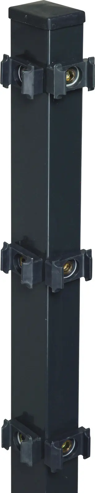 Floraworld Zauneckpfosten Comfort 240 x 6 x 4 cm anthrazit