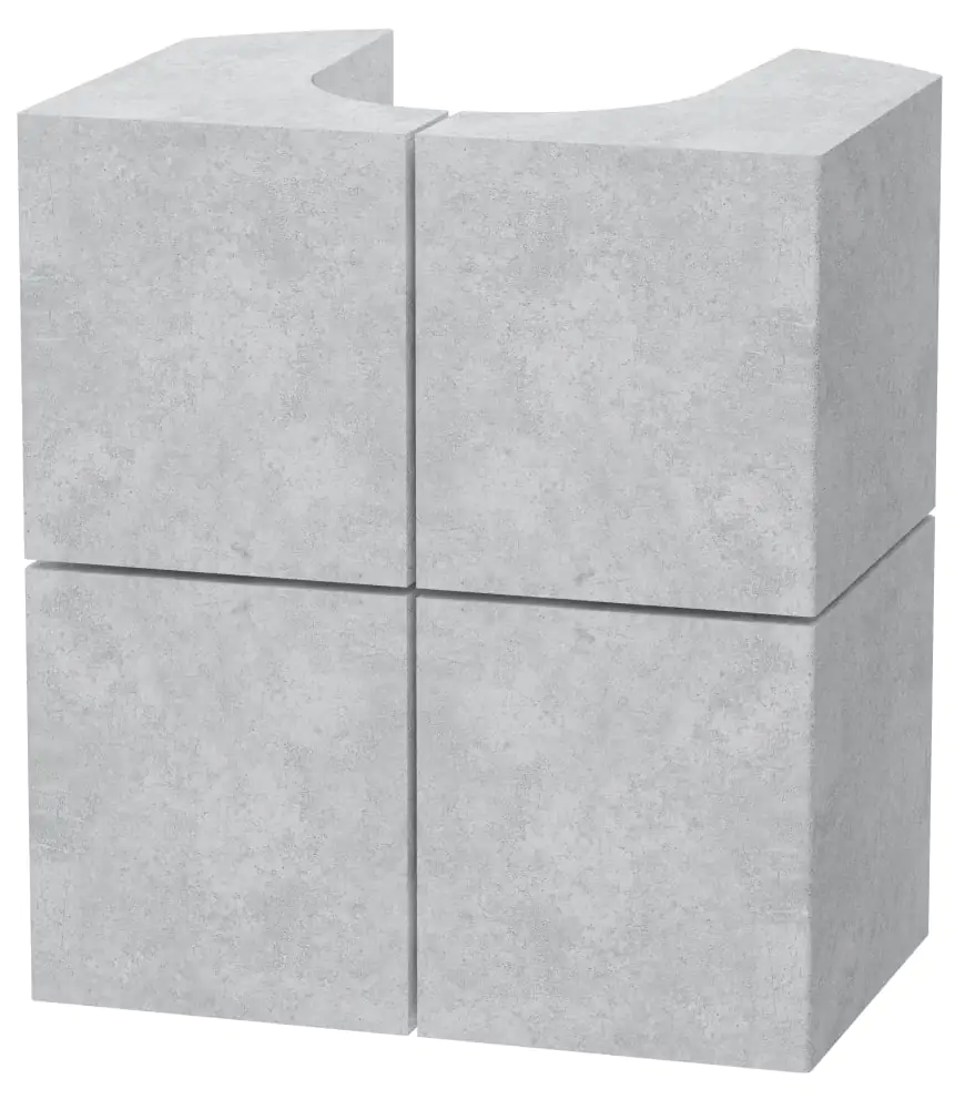 Fireplace Wärmespeichersteine Adelaide grau, Speichersteinsatz 4 Stück