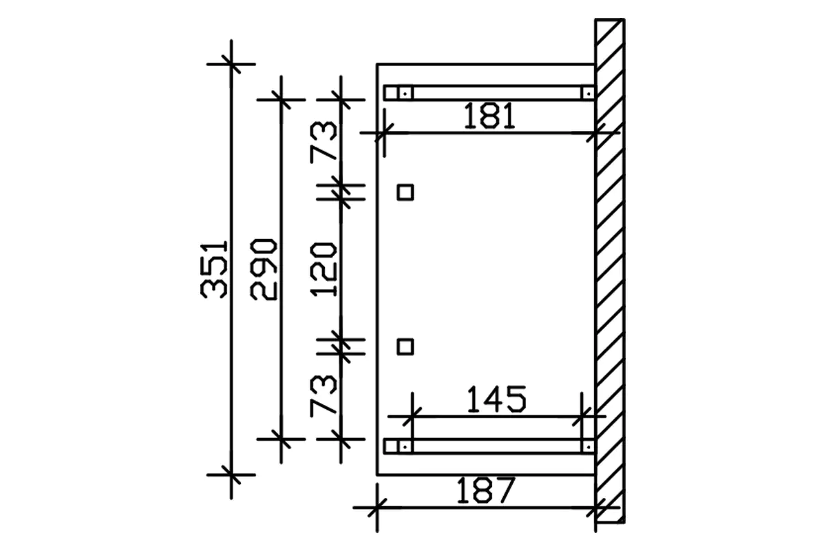 4018211016372_03 SKAN HOLZ Vordach Wismar Typ 8 351 x 187 cm, lasiert in Eiche hell
