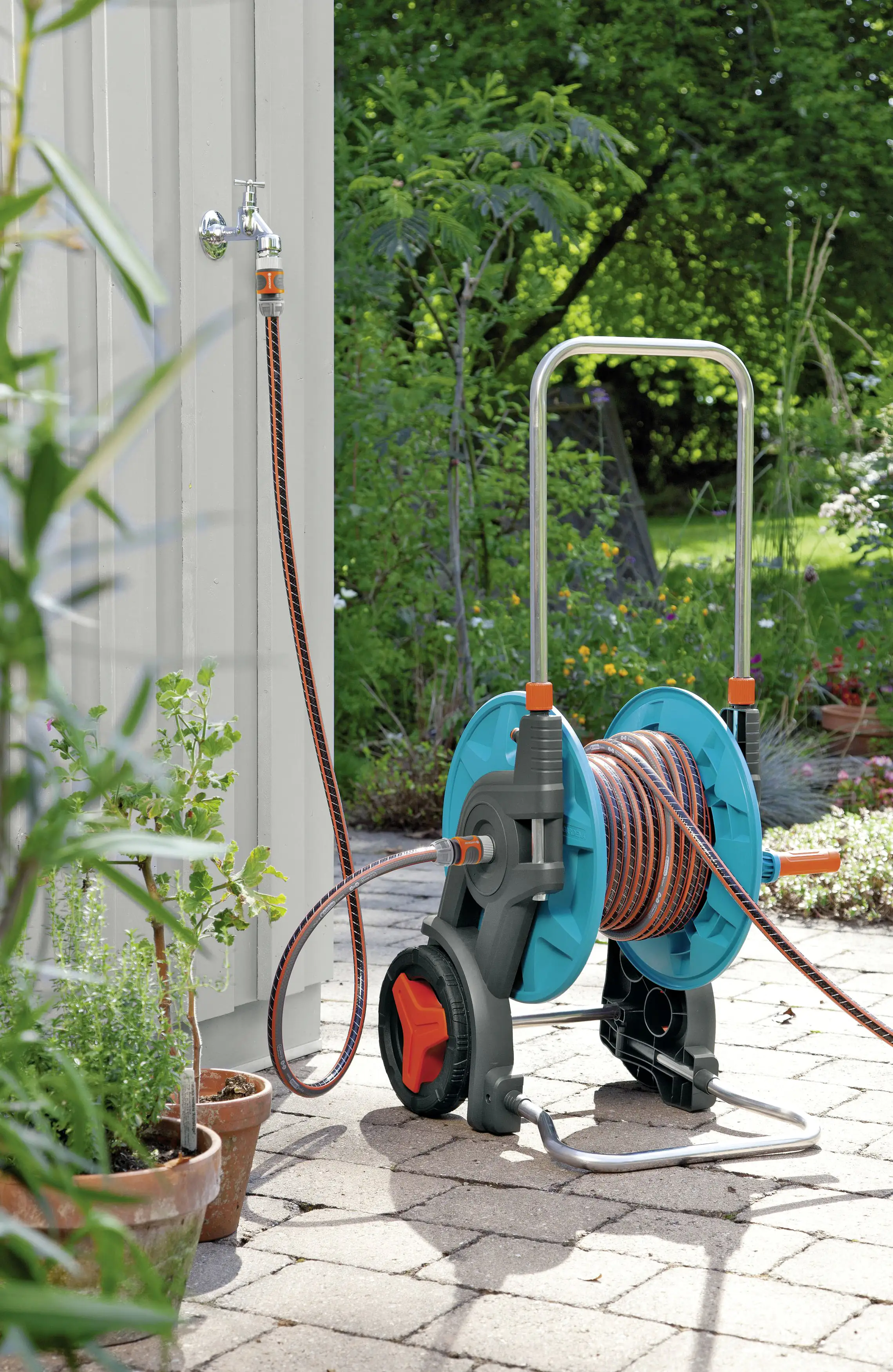 4078500002516_1087909 Gardena Anschlussgarnitur Flex 13 mm (1/2") 1,5 m