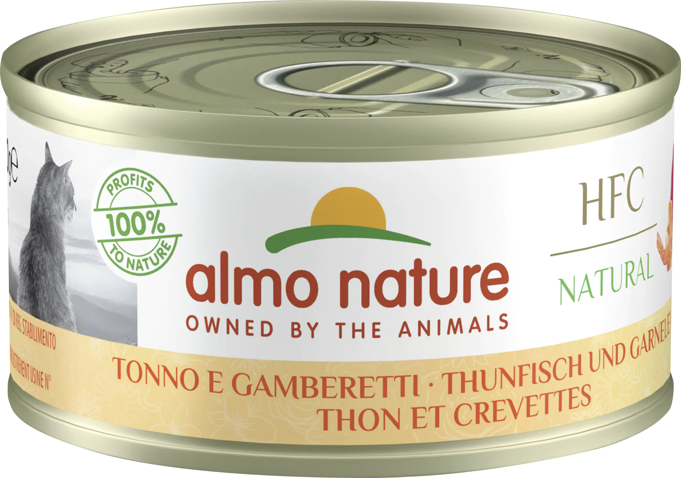 Almo Nature HFC Katzenfutter Thunfisch & Garnele 70 g