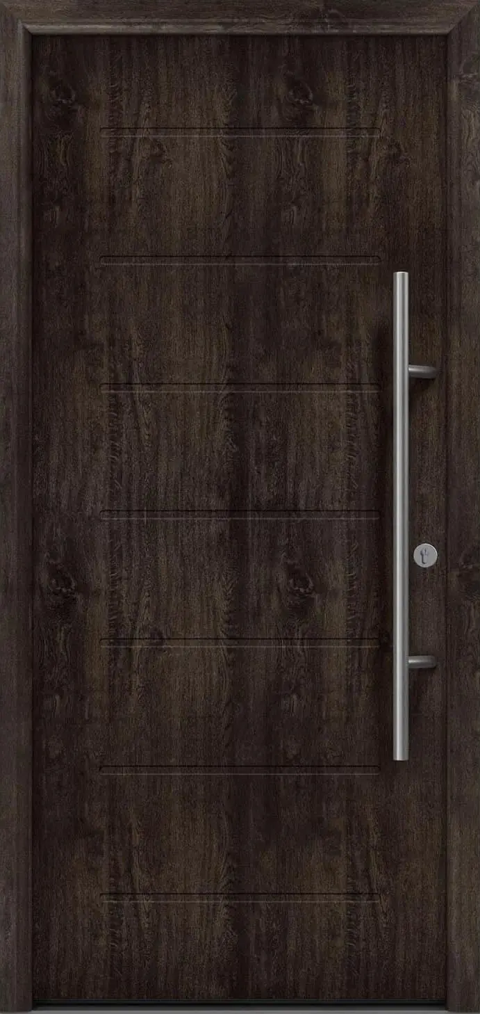 EcoStar Haustür ISOPRO Secur IPS 015 RC2 night oak 110 x 210 cm EcoStar Haustür ISOPRO Secur IPS 015 RC2 night oak 110 x 210 cm