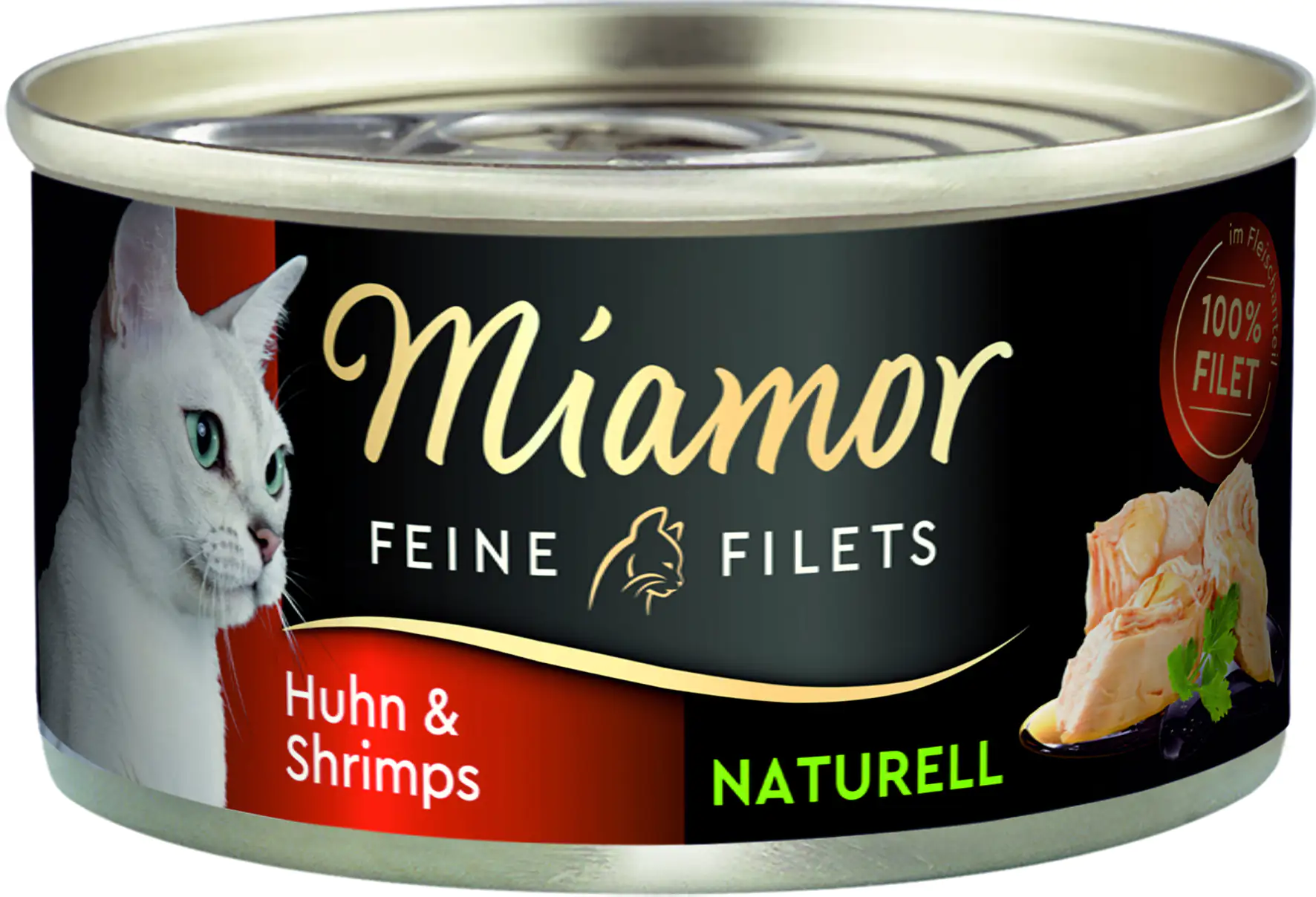 Miamor Feine Filets Naturell Huhn & Shrimps 80 g Miamor Feine Filets Naturell Huhn & Shrimps 80 g