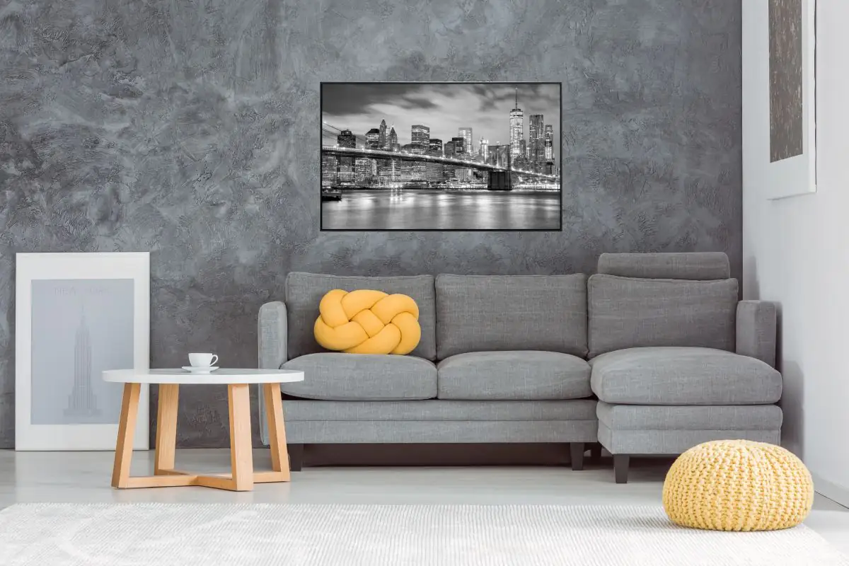 papermoon Infrarotheizkörper EcoHeat 60X100 cm 800 Watt, Brooklyn Bridge