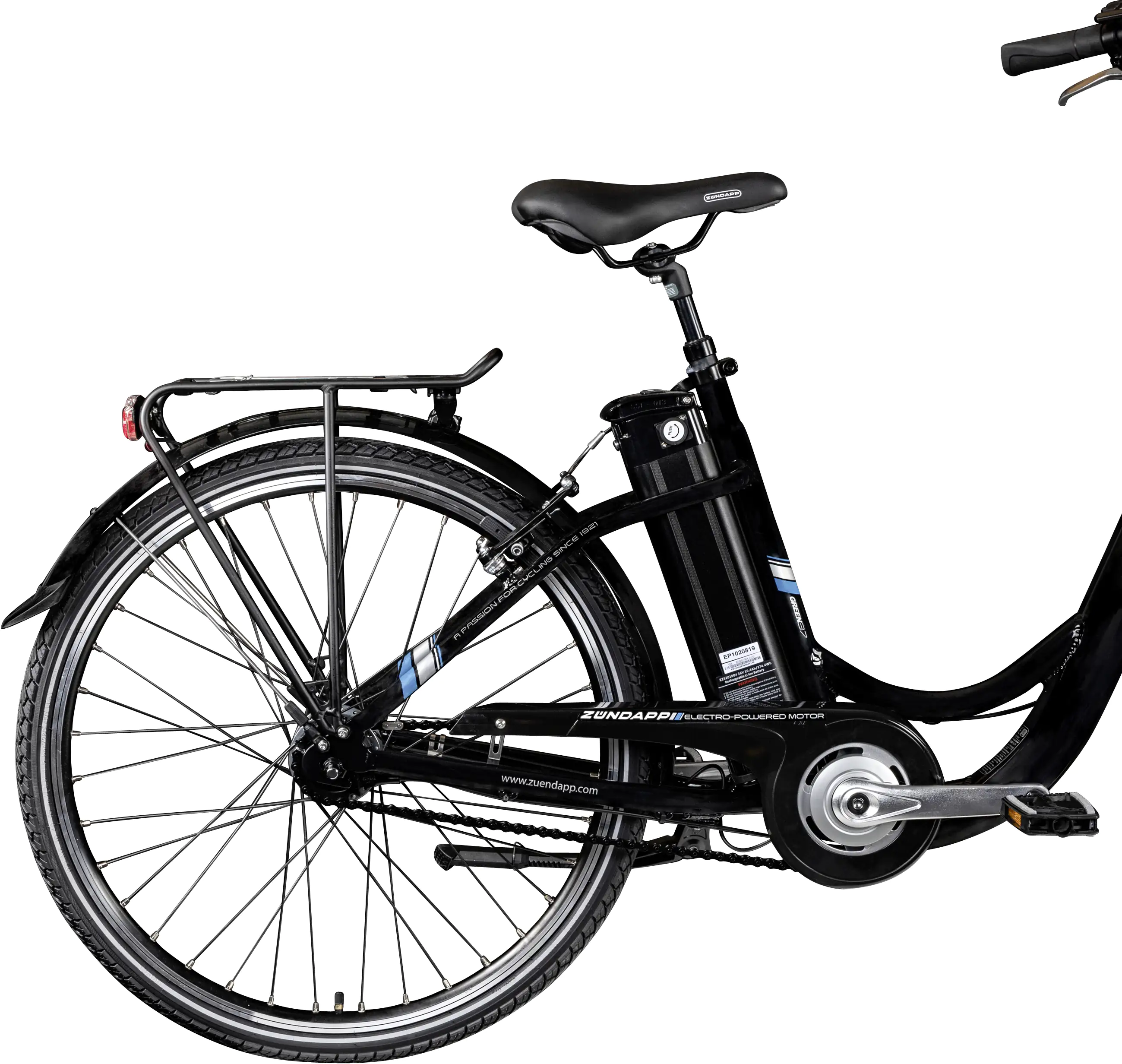 Zündapp E-Bike City Green 3.7 26 Zoll 7-Gang 374 Wh schwarz blau