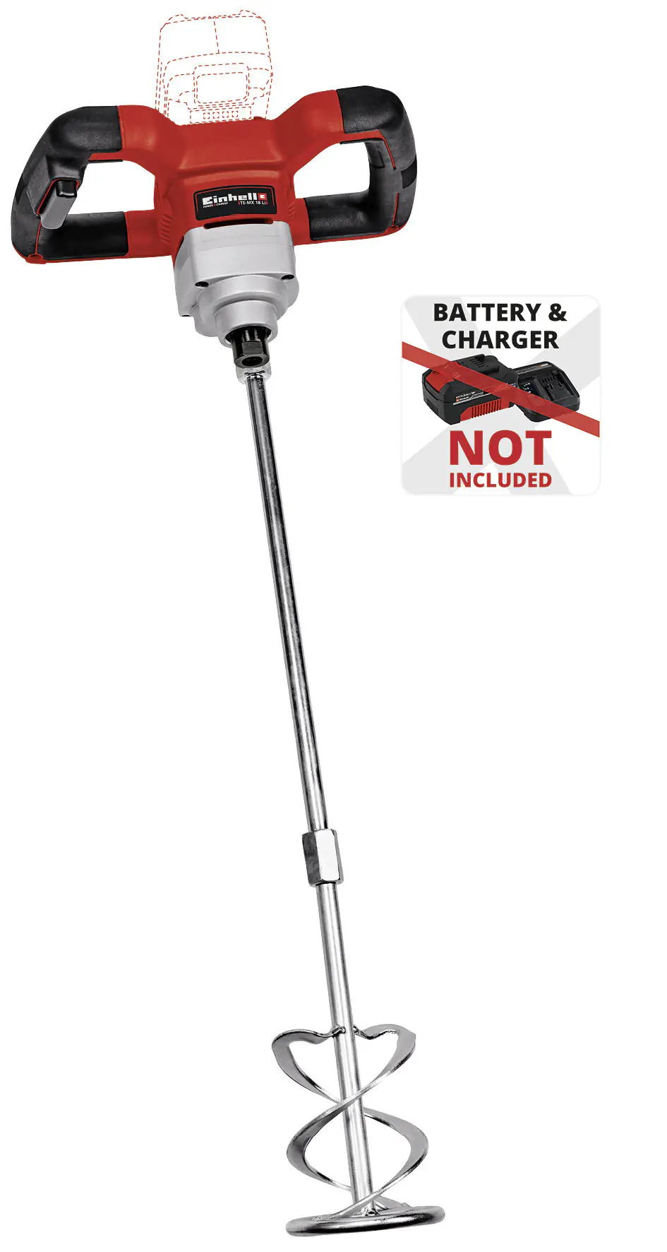 Einhell Akku-Farbmörtelrührer TE-MX 18 Li Solo 18 V Einhell Akku-Farbmörtelrührer TE-MX 18 Li Solo 18 V