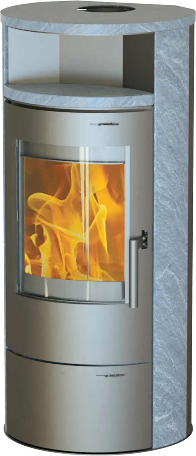 Thermia Kaminofen Vento Naturstein grau 7 kW Thermia Kaminofen Vento Naturstein grau 7 kW