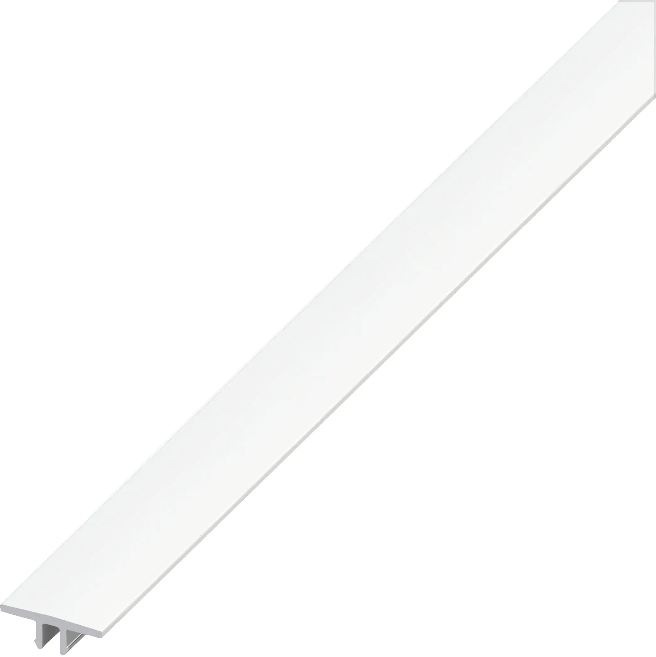 alfer Abdeckprofil 1 m, 16 mm PVC (Kunststoff) glatt weiss