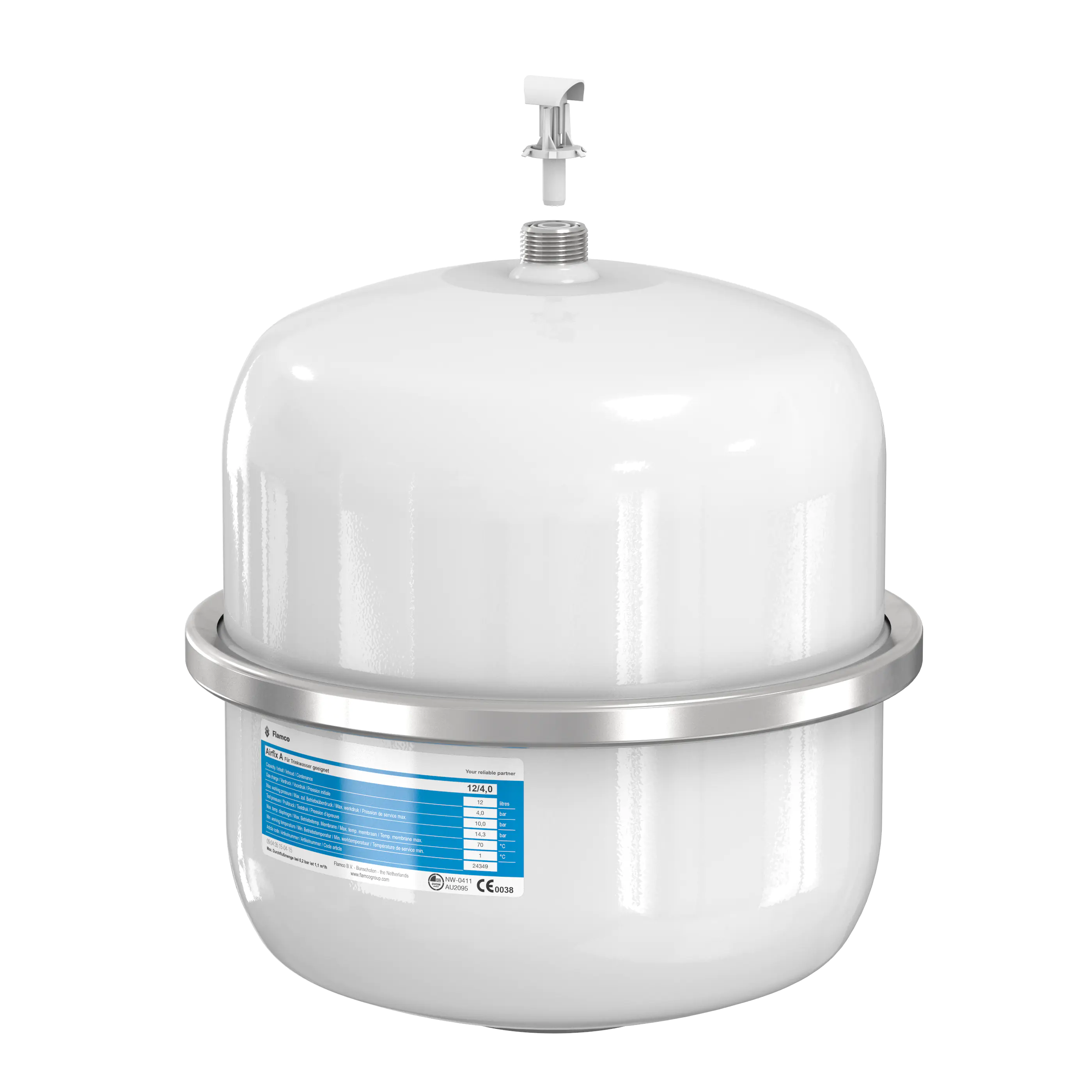 Flamco Airfix A Ausdehnungsgefäß 8L Trinkwasser
