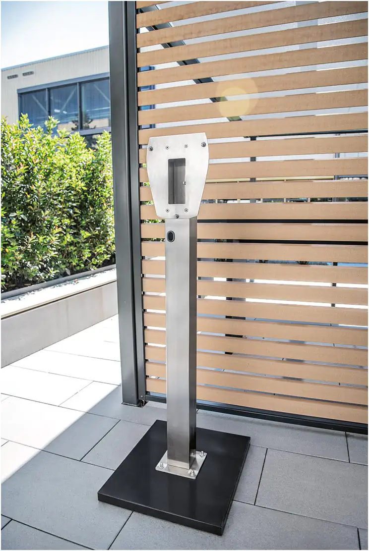 Heidelberg Edelstahl Stehle für Wallbox Universalstele, V2A