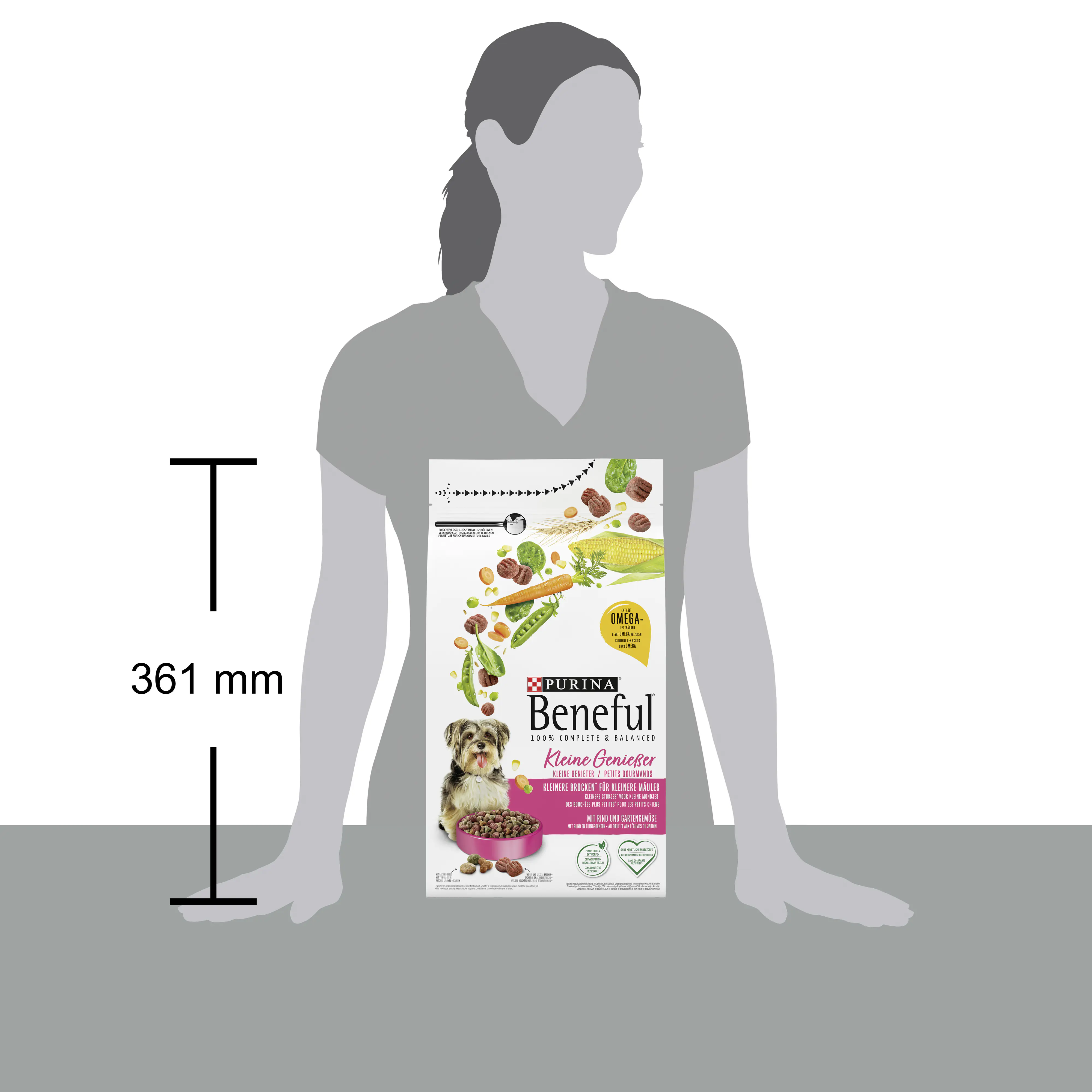 Beneful Hundefutter Kleine Genießer mit Rind und Gartengemüse 1,4 kg