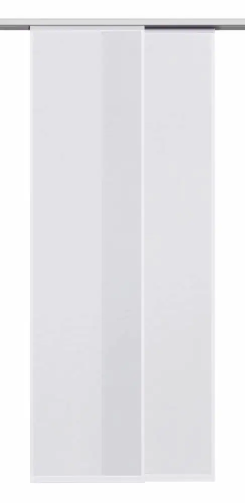 Neusser Collection Flächenvorhang Uni weiß, 245 x 60 cm