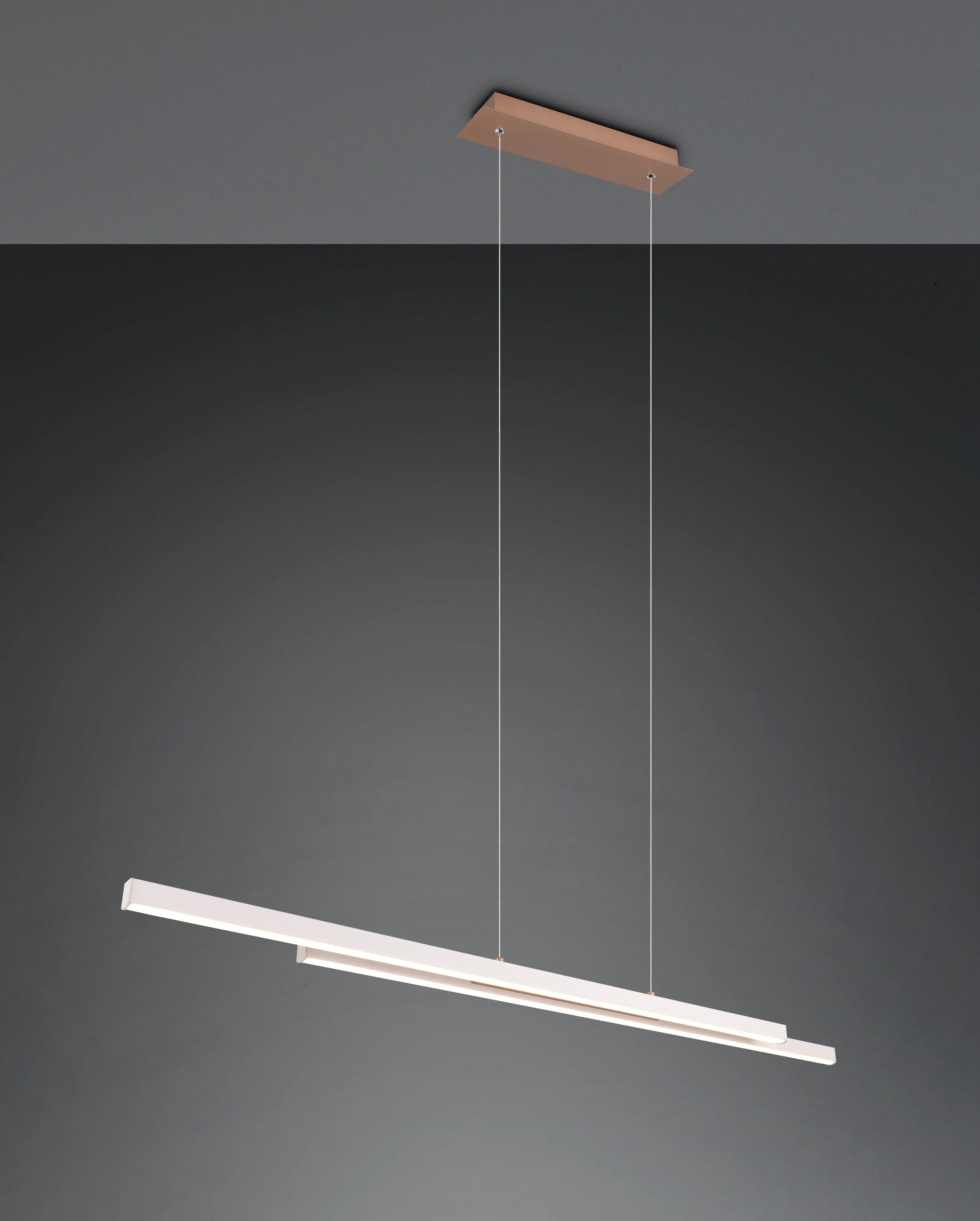 Trio Leuchten LED Pendelleuchte Odio 28W coffee