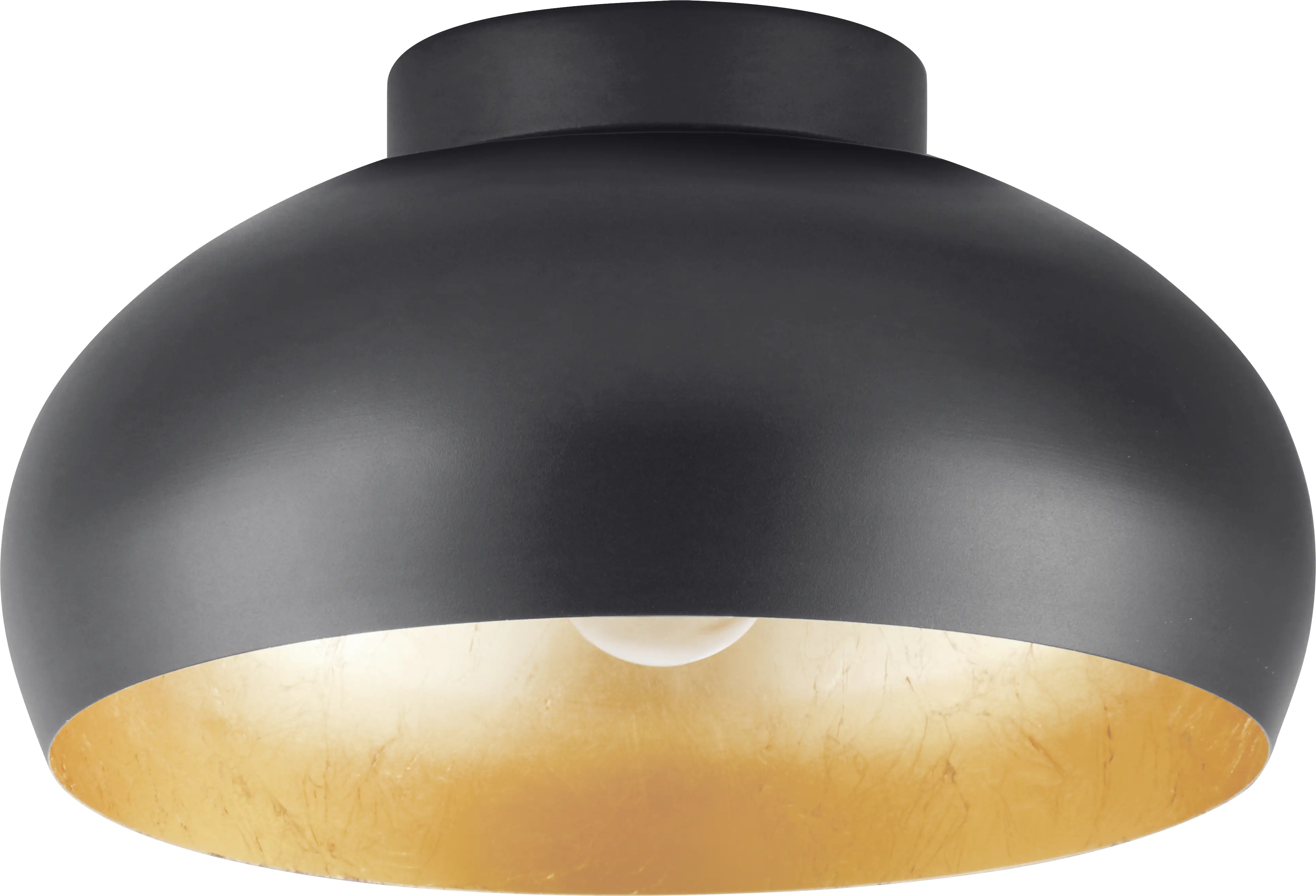 Eglo Deckenleuchte Mogano 2 schwarz-gold Ø 28 cm Eglo Deckenleuchte Mogano 2 schwarz-gold Ø 28 cm