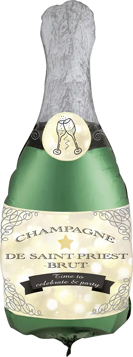 TIB Heyne Folienballon Sektflasche Hochzeit TIB Heyne Folienballon Sektflasche Hochzeit