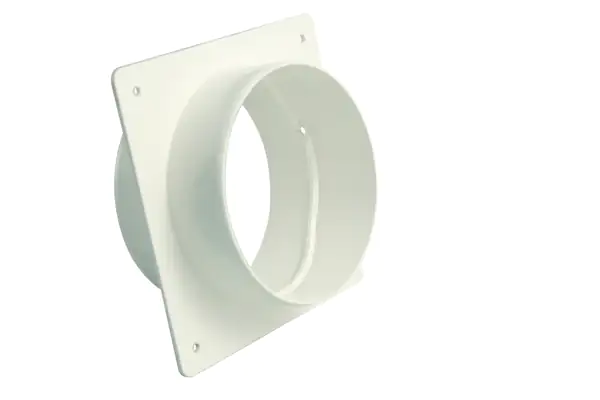 Marley Maueranschlussstutzen 150 x 150 mm Rohranschluss DN 125, weiß