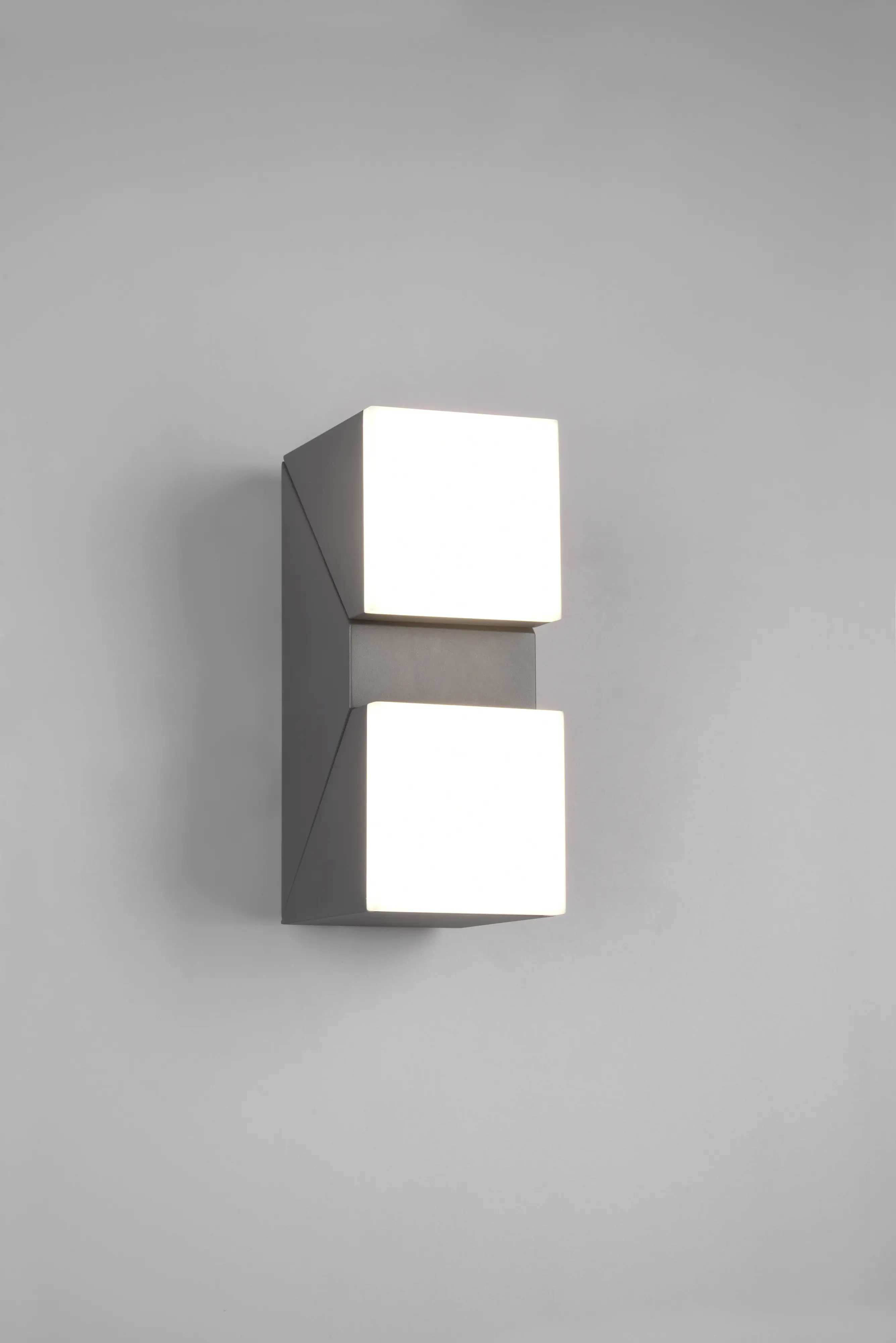 Trio LED Wandleuchte Avon innen/außen anthrazit schwenkbar 14W warmweiß