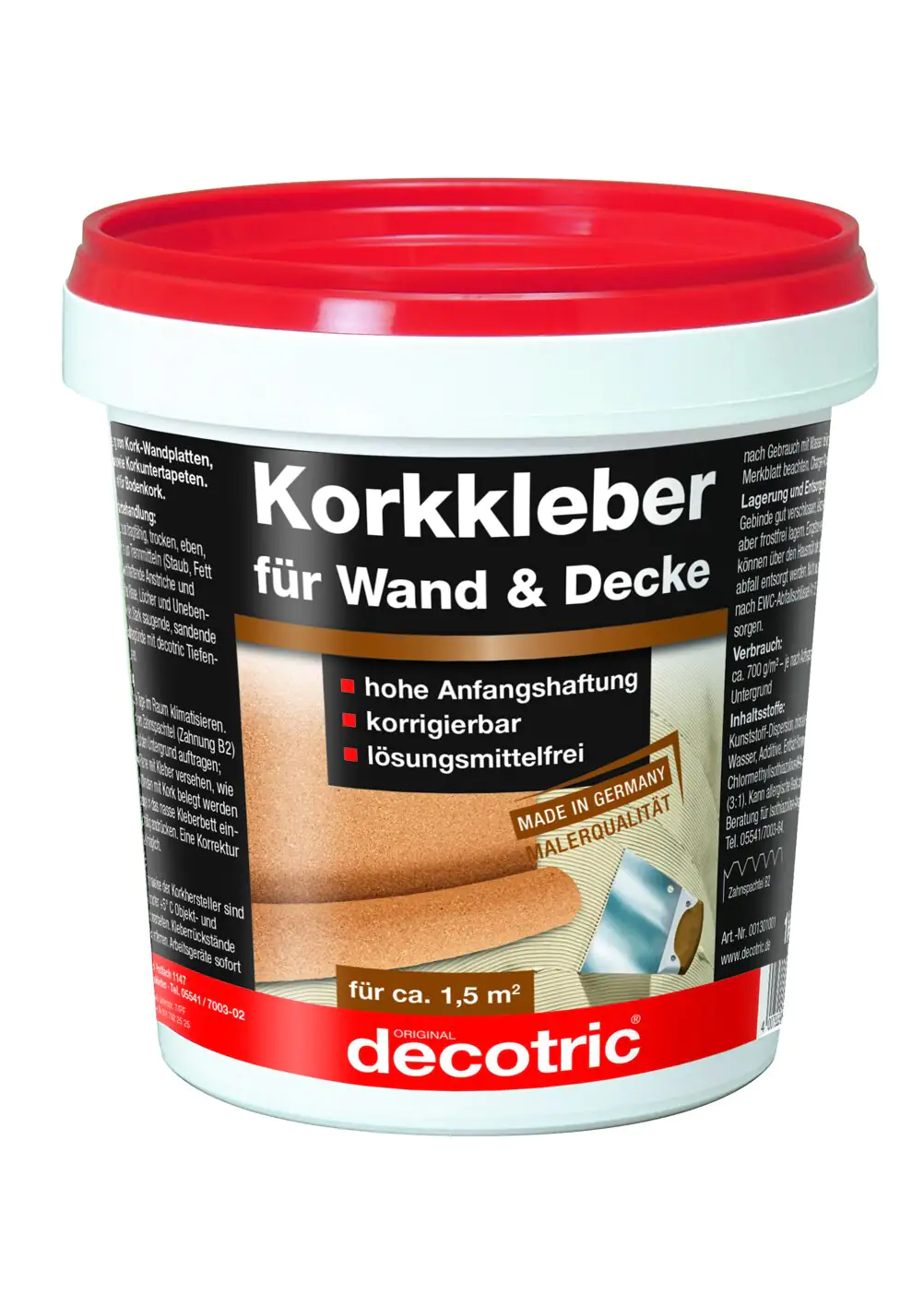 Decotric Korkkleber 1 kg