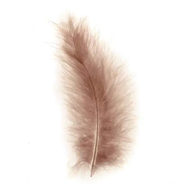 Glorex Marabufedern natur ca. 15 Stück