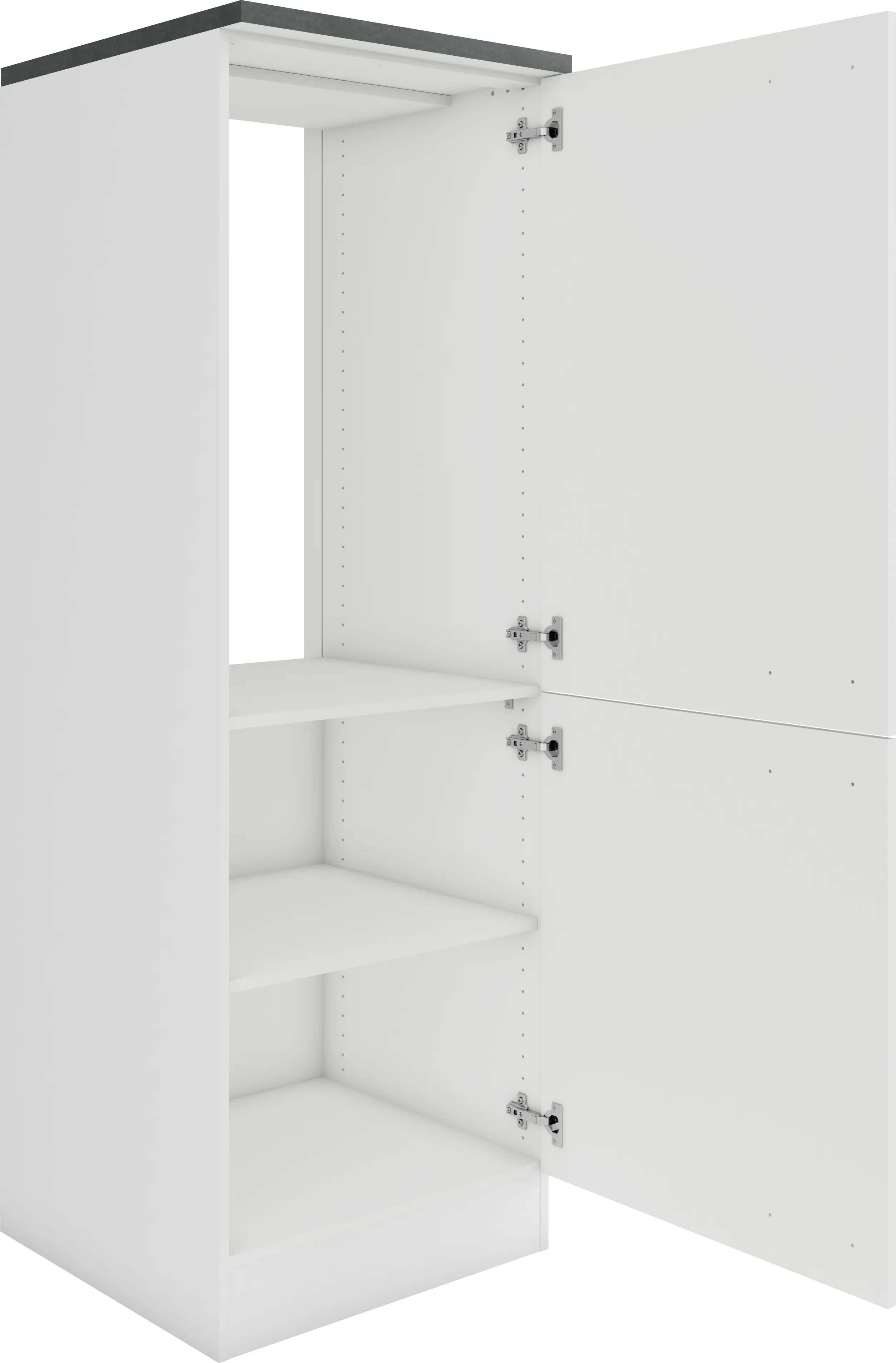 Optifit Midischrank Oslo 214 weiß 60 cm