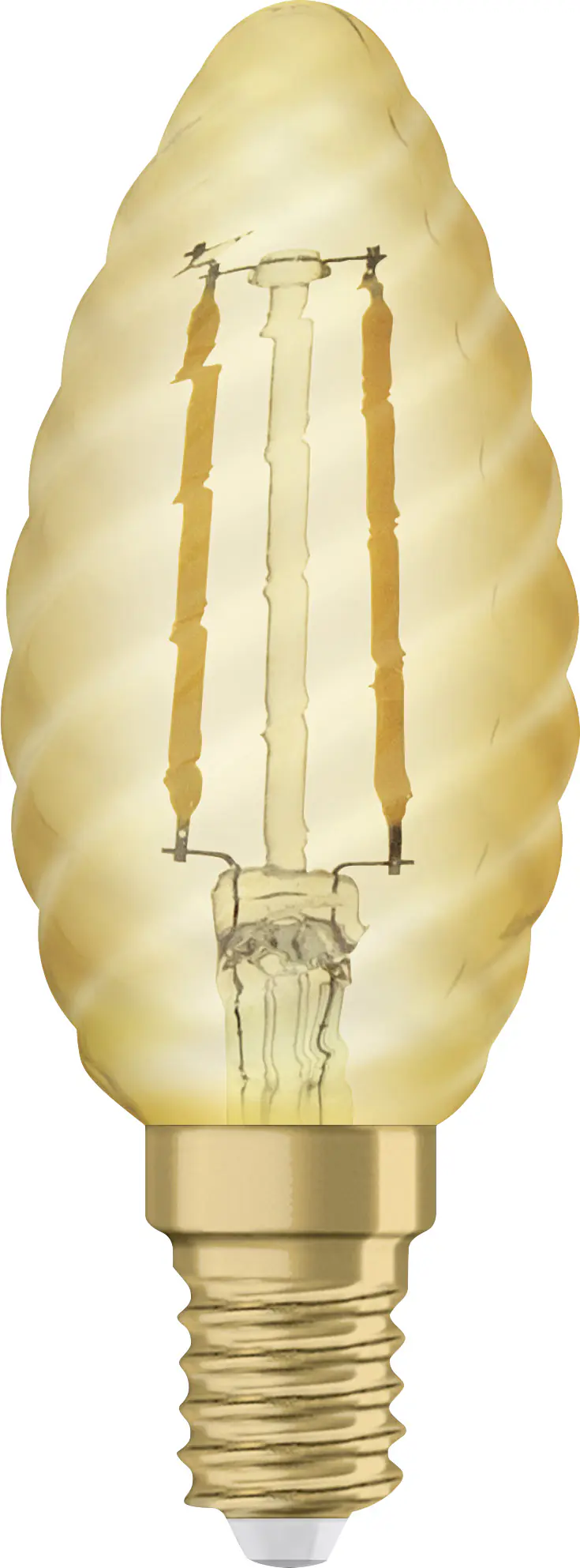 Osram LED Kerzenlampe geriffelt E14 2,5 W warmweiß amber