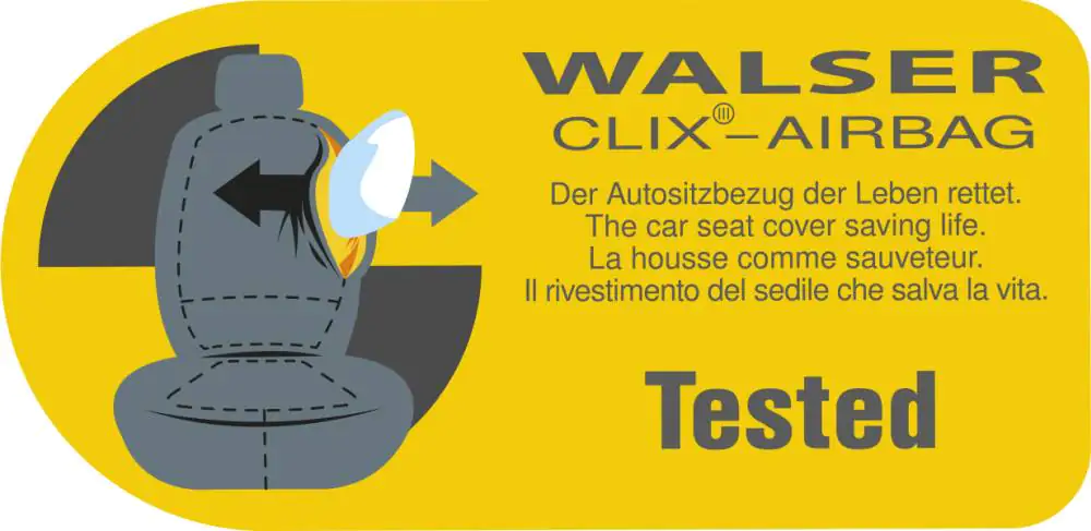 Walser Autositzbezug Mendoza anthrazit grau für zwei Vordersitze 6-teilig