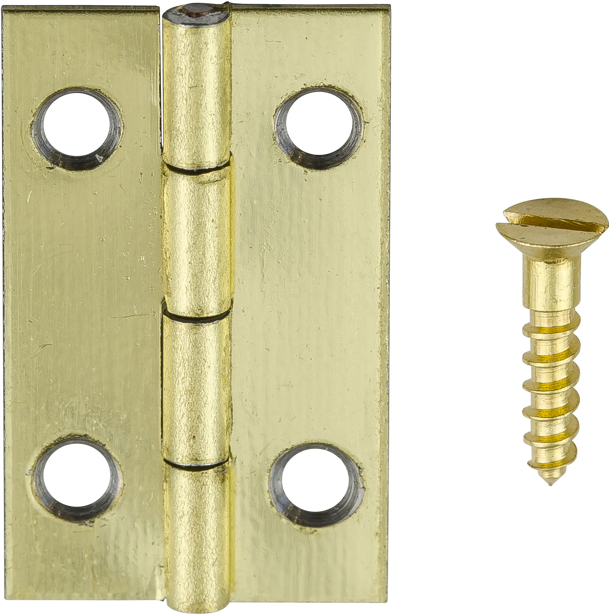 Vormann Schatullenscharniere vermessingt 20 x 12 mm