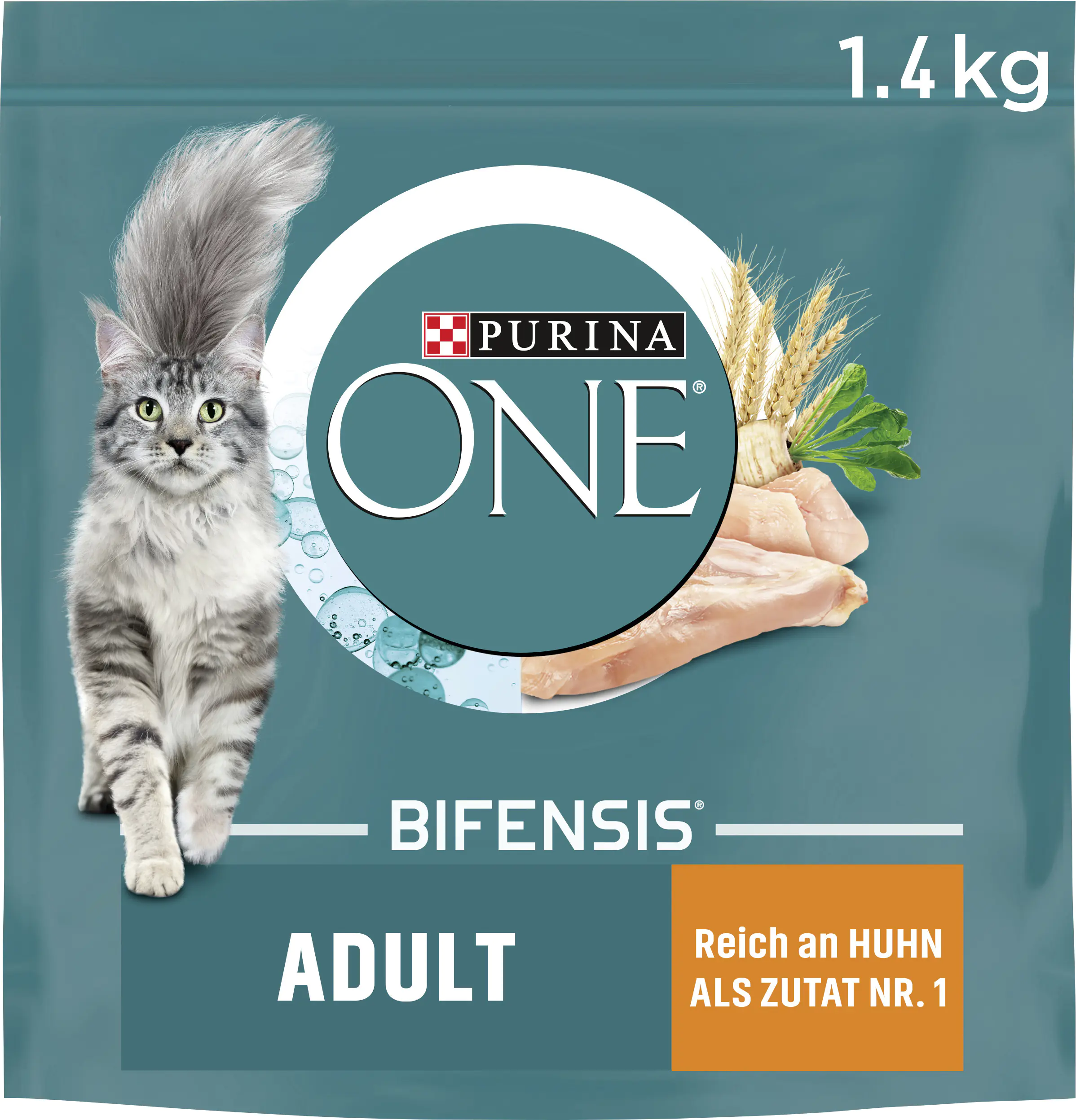 Purina One Katzenfutter Adult reich an Huhn 1,4 kg Purina One Katzenfutter Adult reich an Huhn 1,4 kg