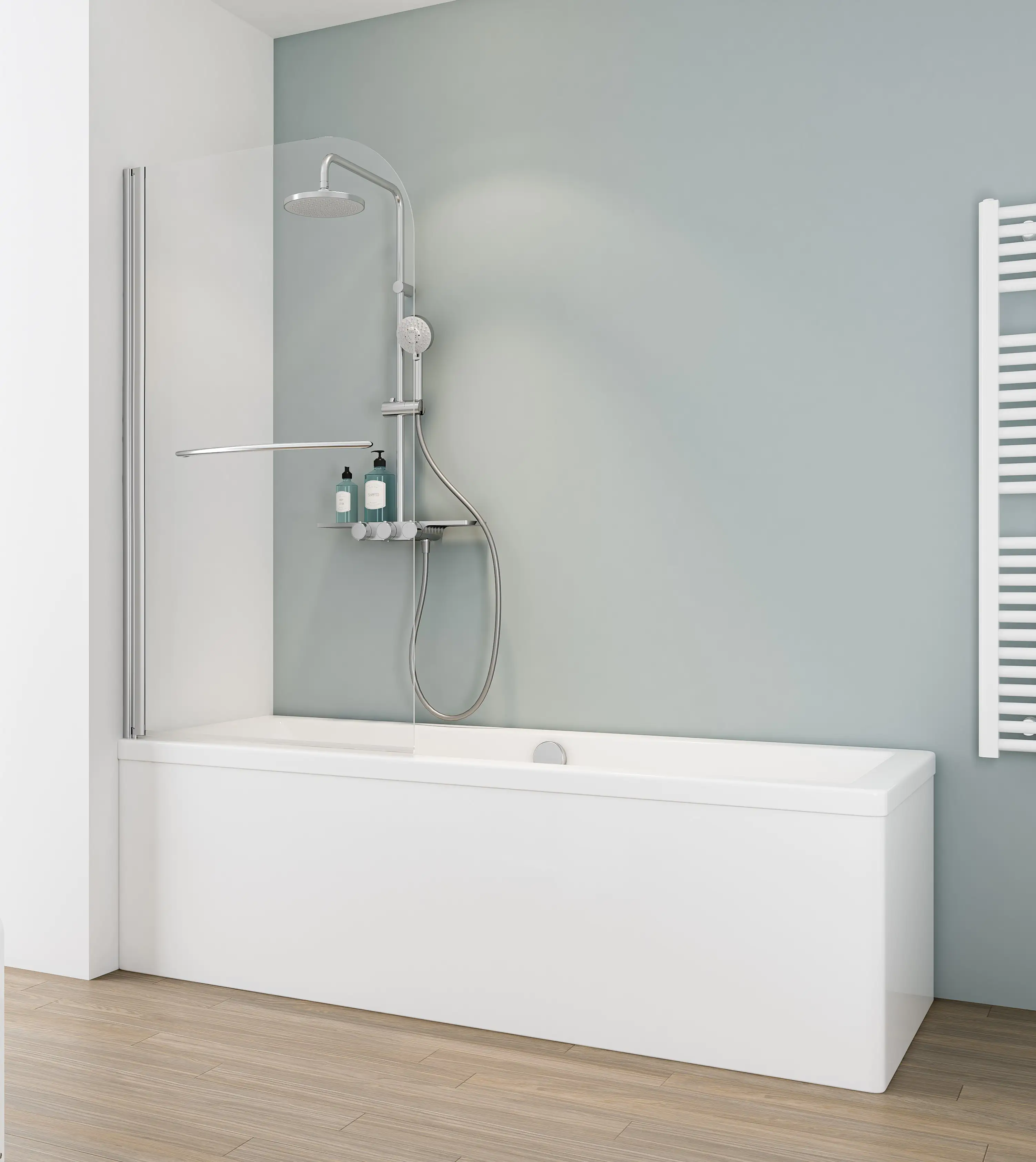 Schulte Badewannenaufsatz D1680 1-tlg. 80 x 140 cm