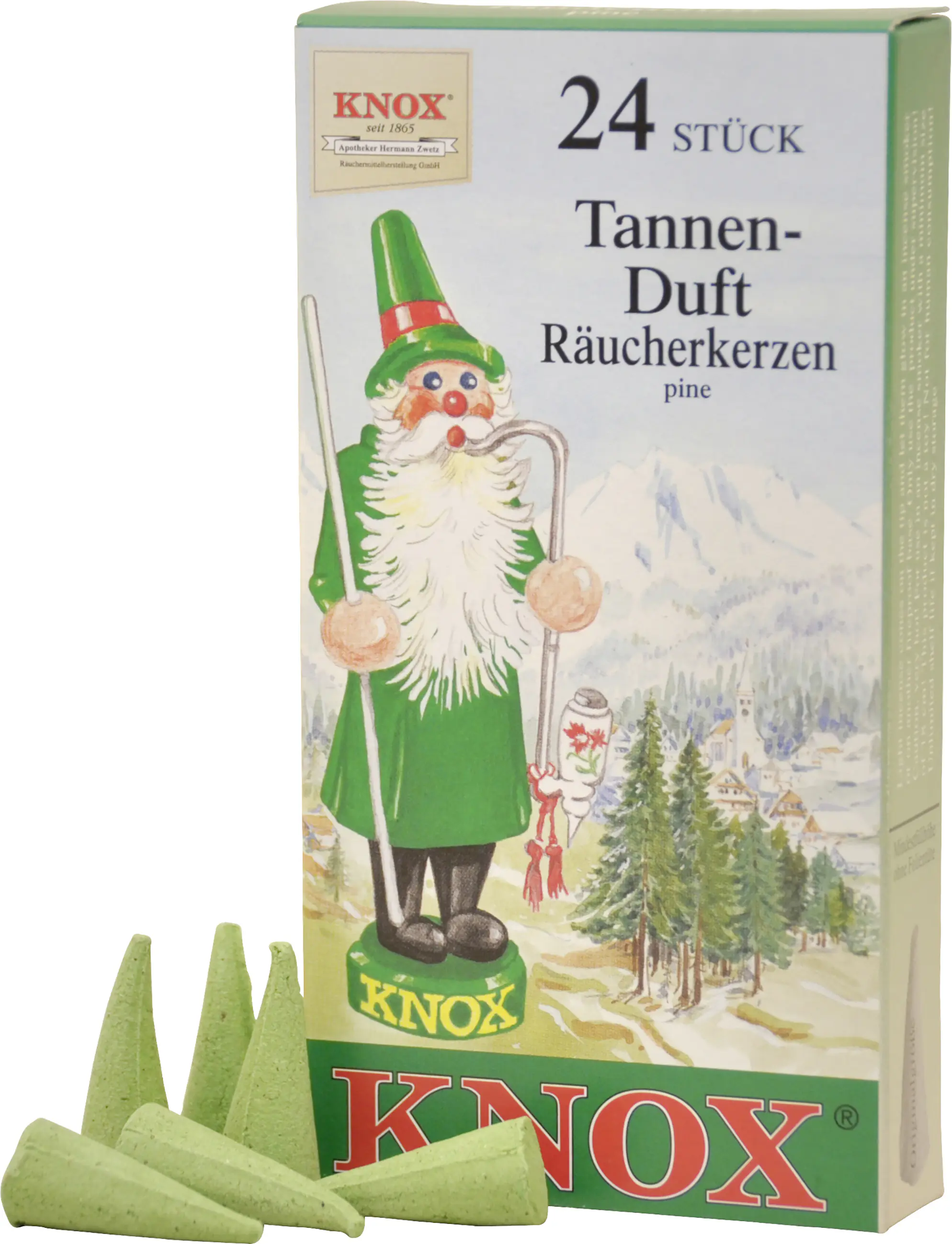 Knox Räucherkerzen Ostalgie Tanne - 24 Stück