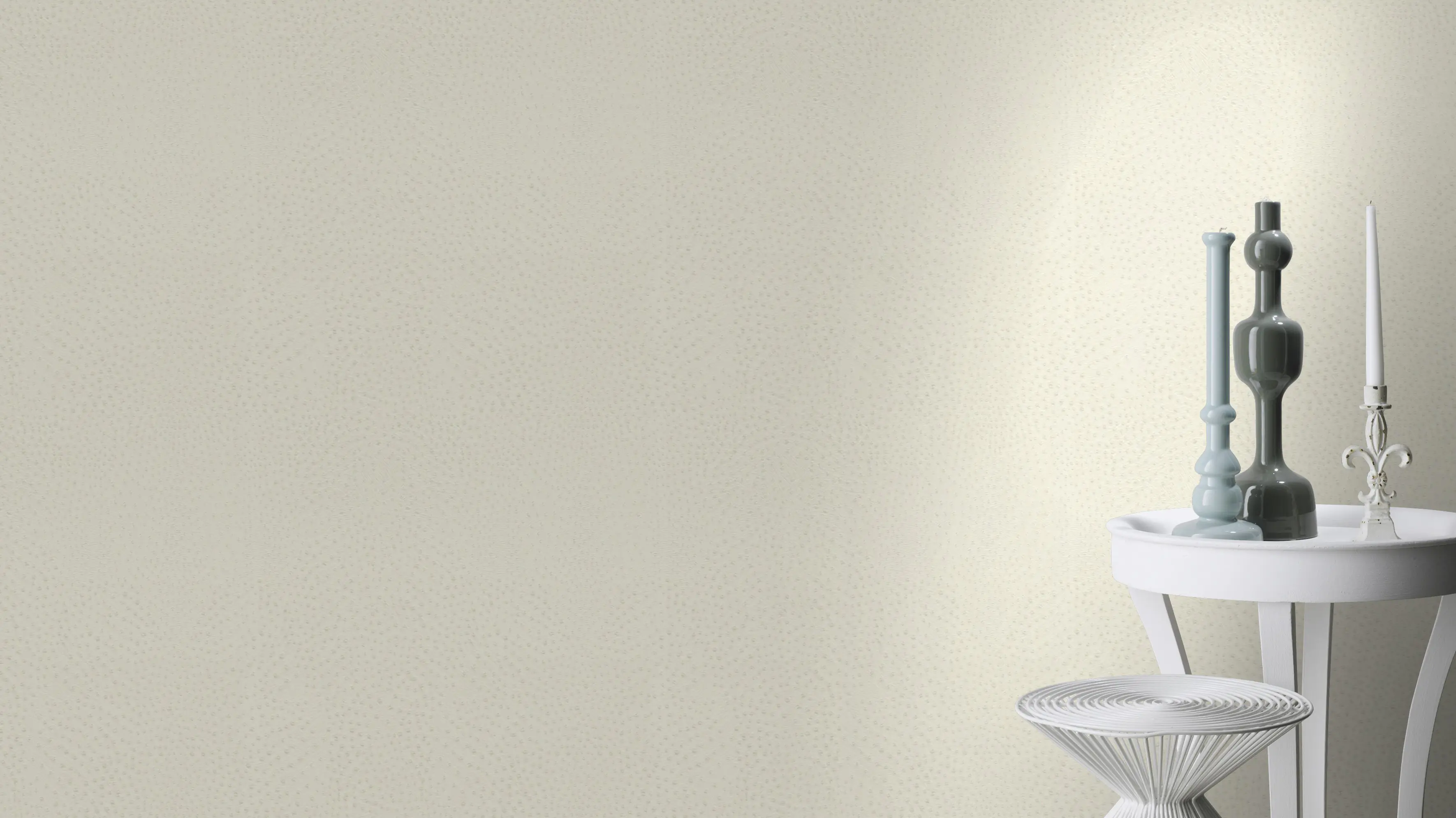 Rasch Vliestapete 751536 Weiß-Cremeweiß Muster & Motive 10,05 m x 0,53 m