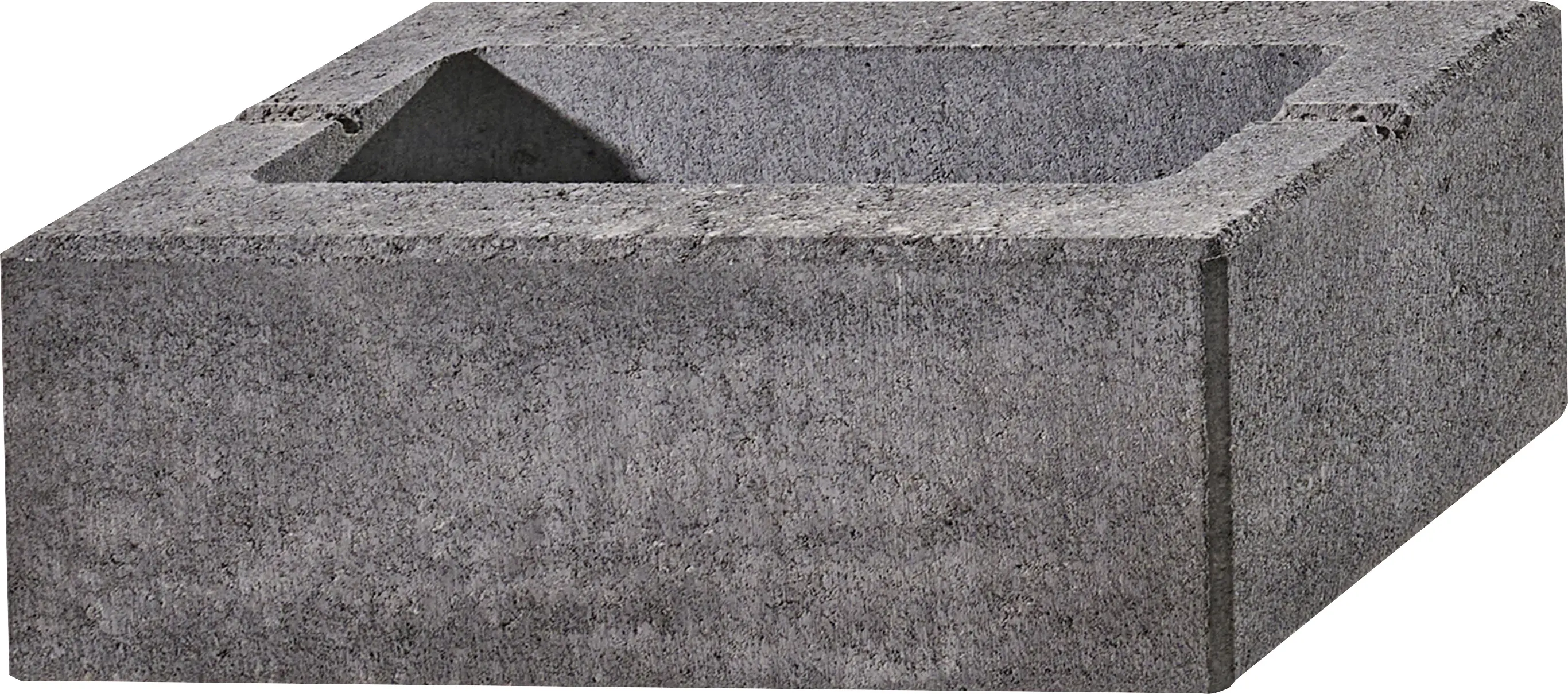 Kann Mauerstein Lindeza 40 x 20 x 15 cm vulkan-anthrazit