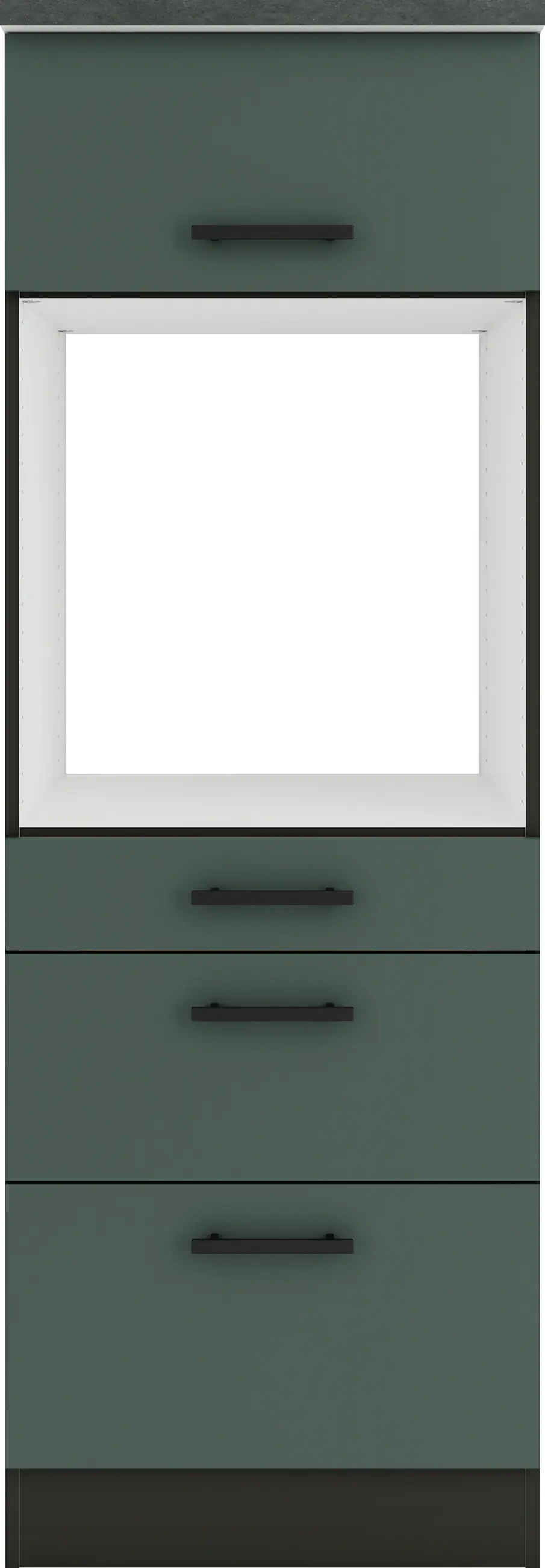 Optifit Midischrank Verona 405 steingrün/anthrazit 60 cm