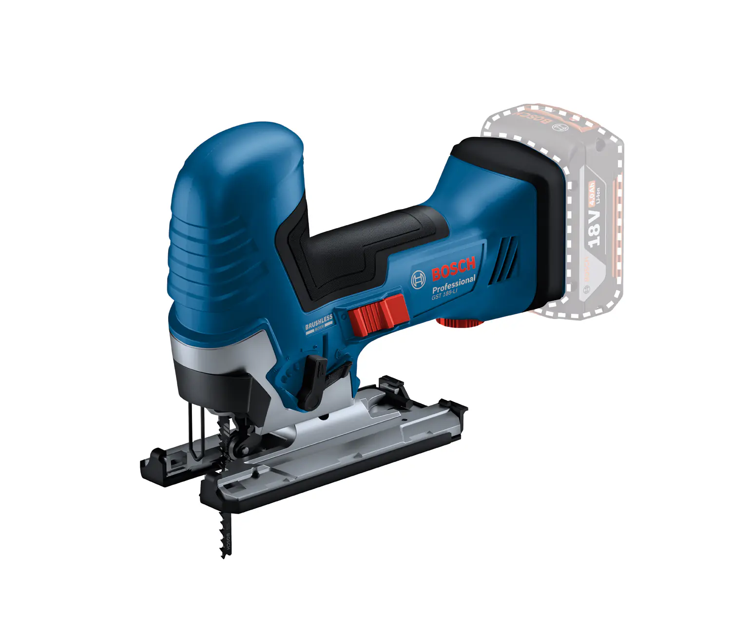 Bosch Professional Akku-Stichsäge GST 18V-125 S Solo