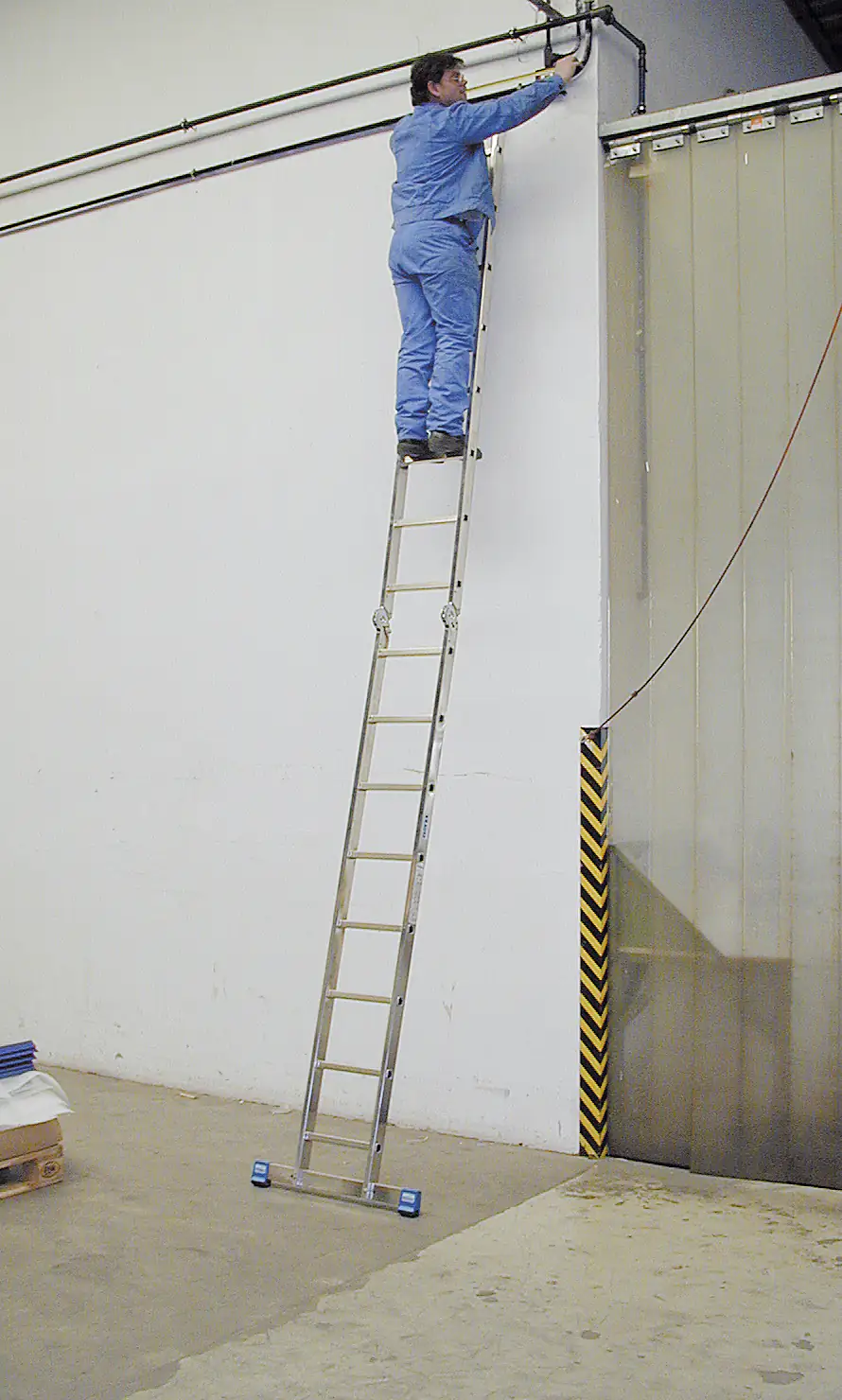 Krause Aluminium-Gelenk-Doppelleiter STABILO 5,48 m