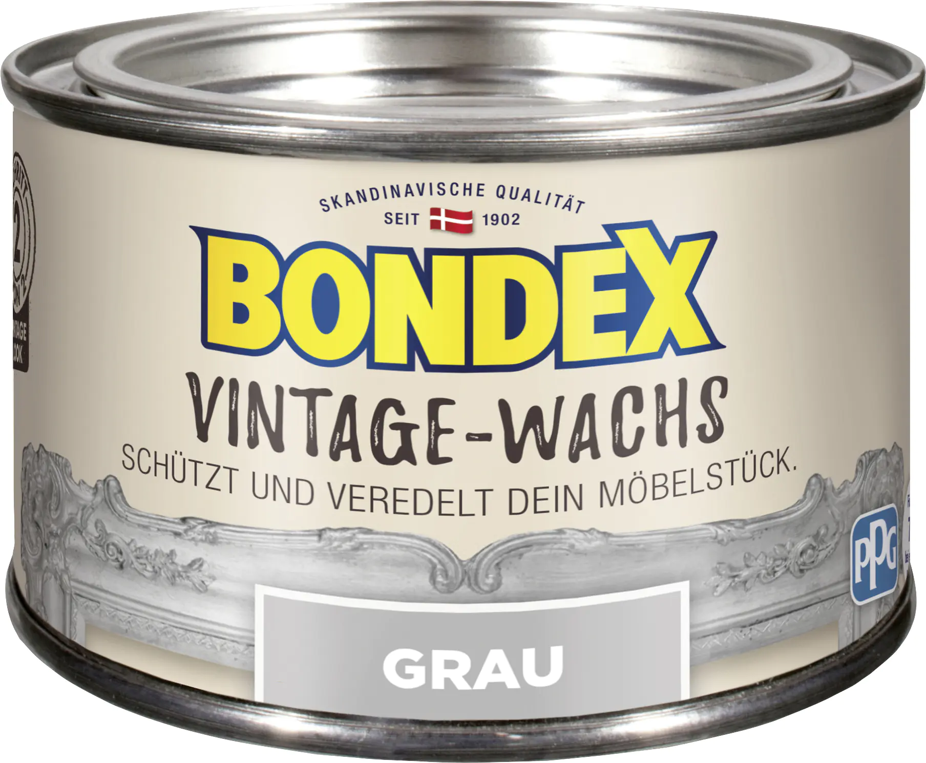 Bondex Vintage-Holzwachs grau 250 ml Bondex Vintage-Holzwachs grau 250 ml