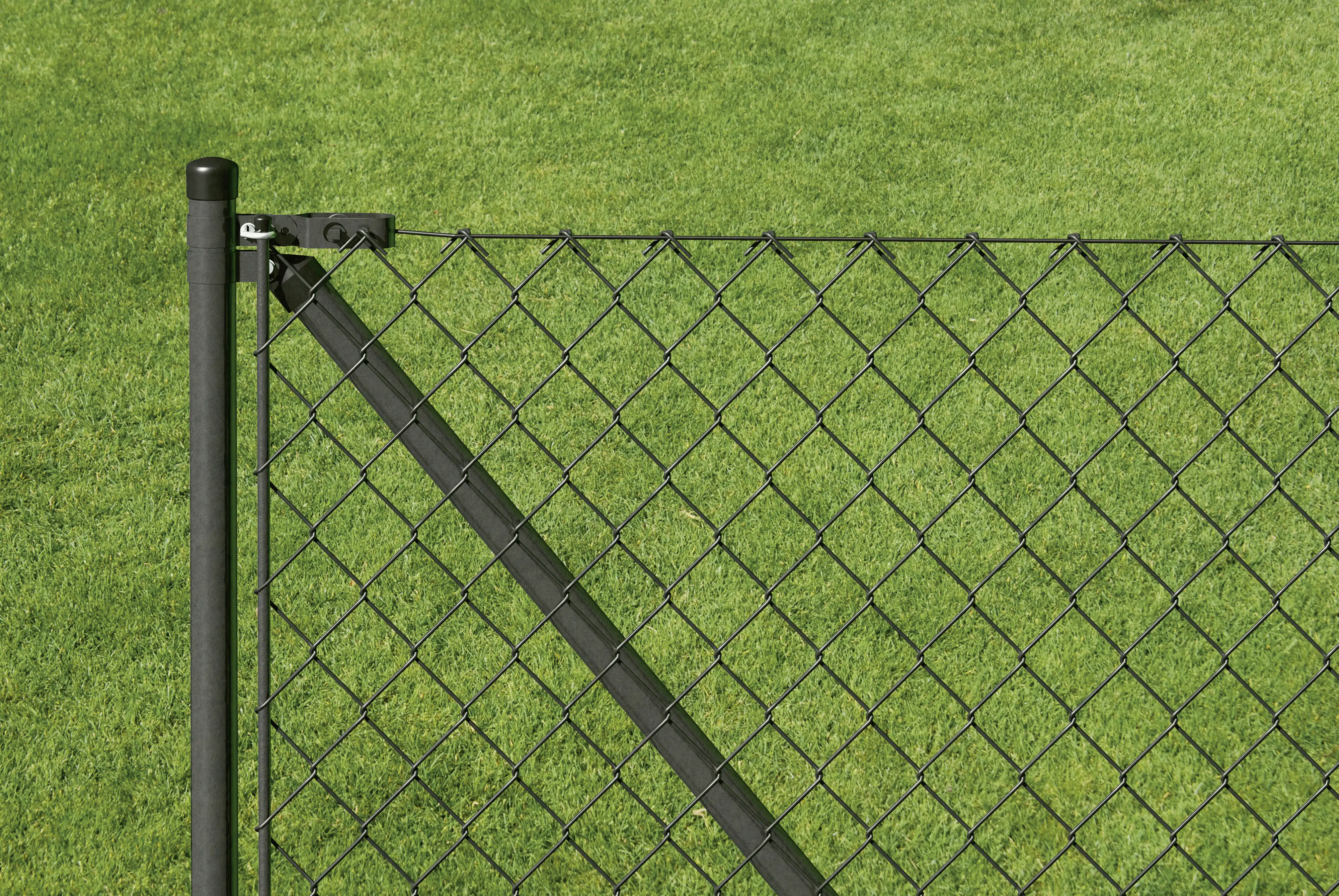 Alberts Maschendrahtgeflecht 15 m 1500 x 150 cm anthrazit